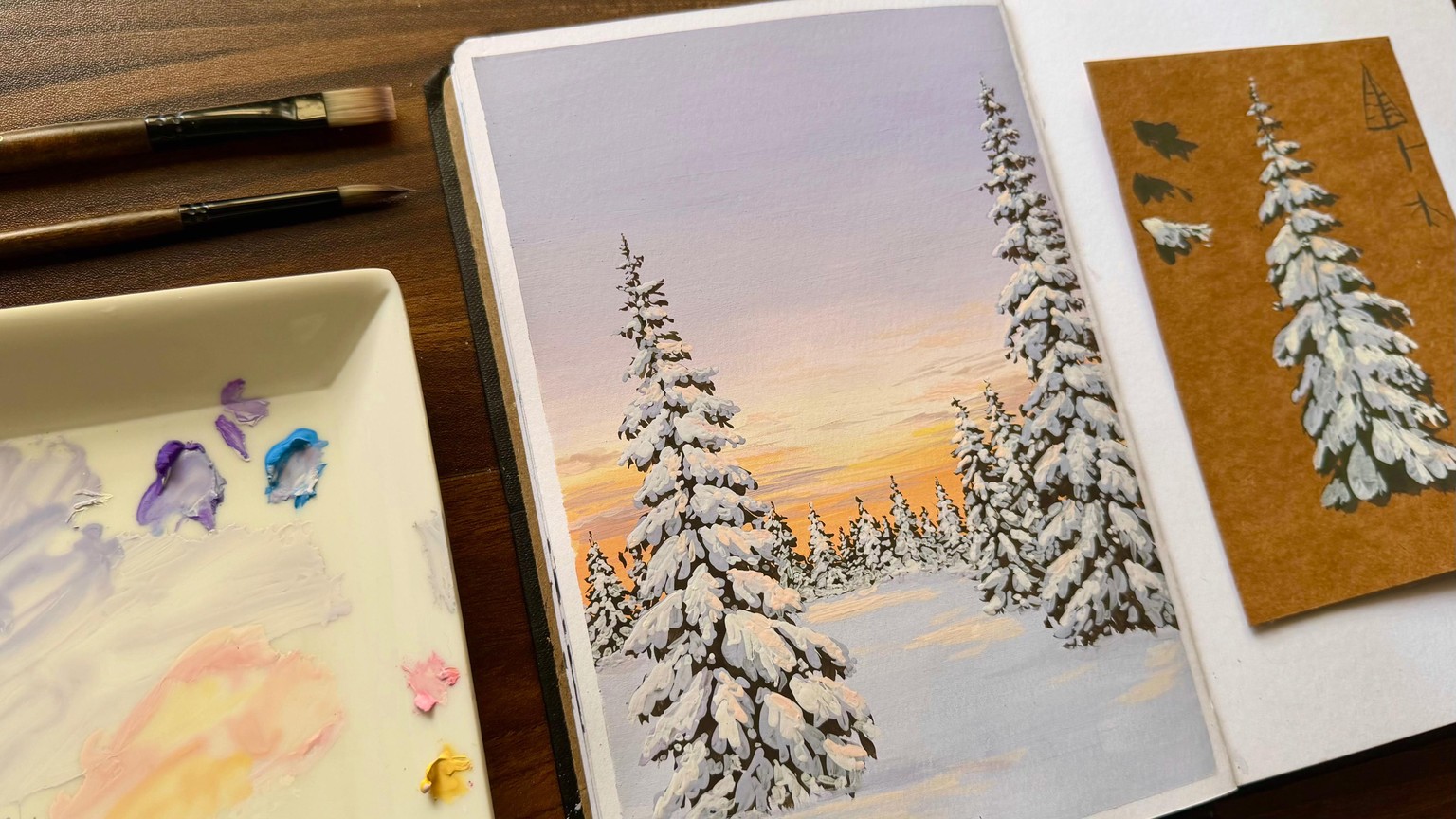 5th Painting from Our Gouache Series - image 3 - student project