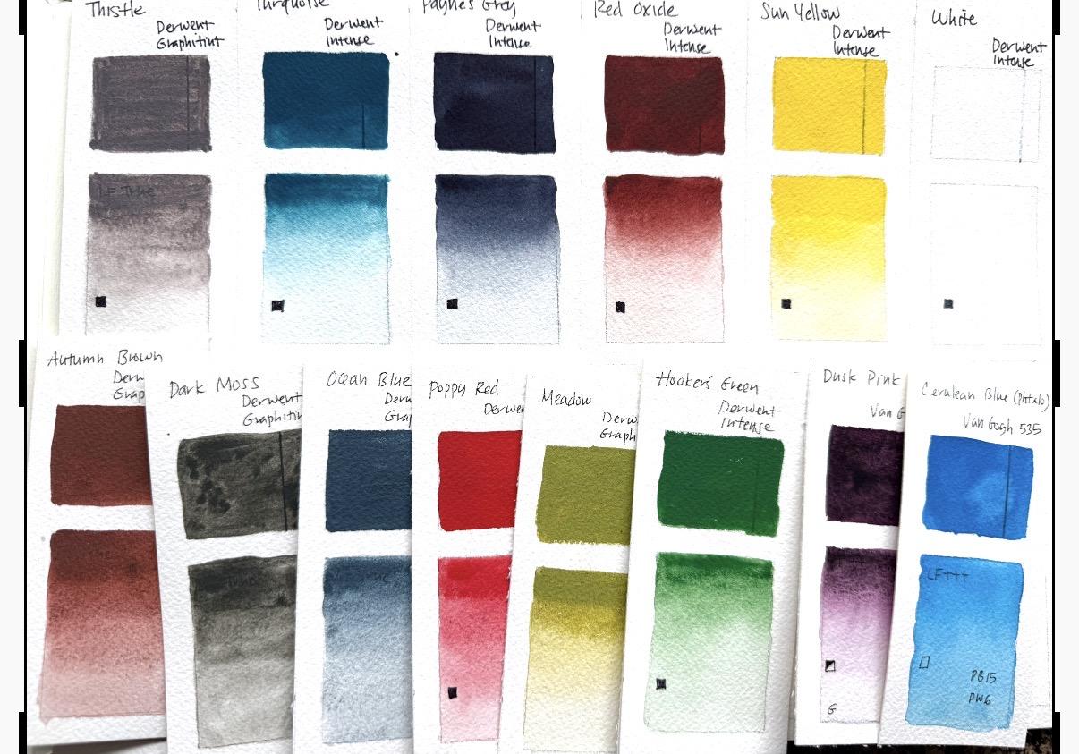 Swatch cards - image 1 - student project