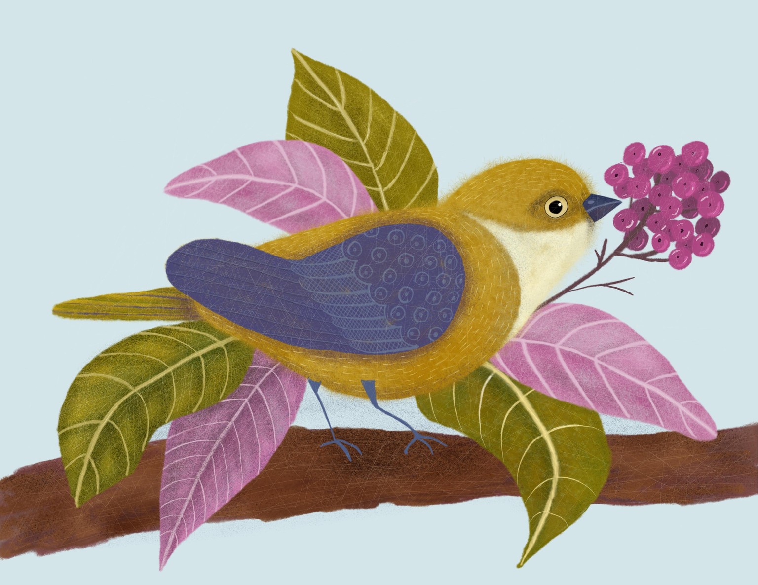 Whimsical bird - image 2 - student project