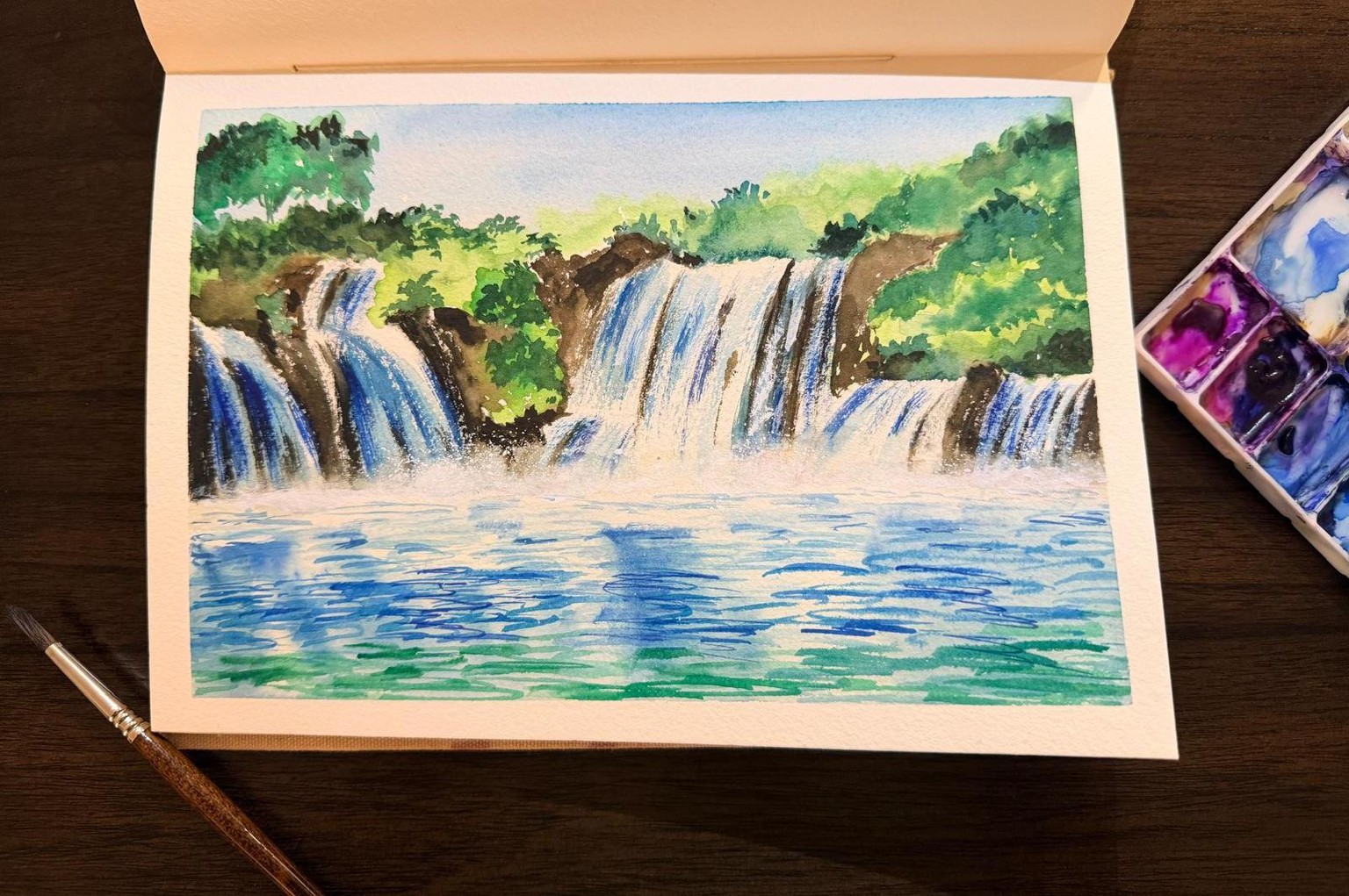 Watercolor Falls - image 1 - student project