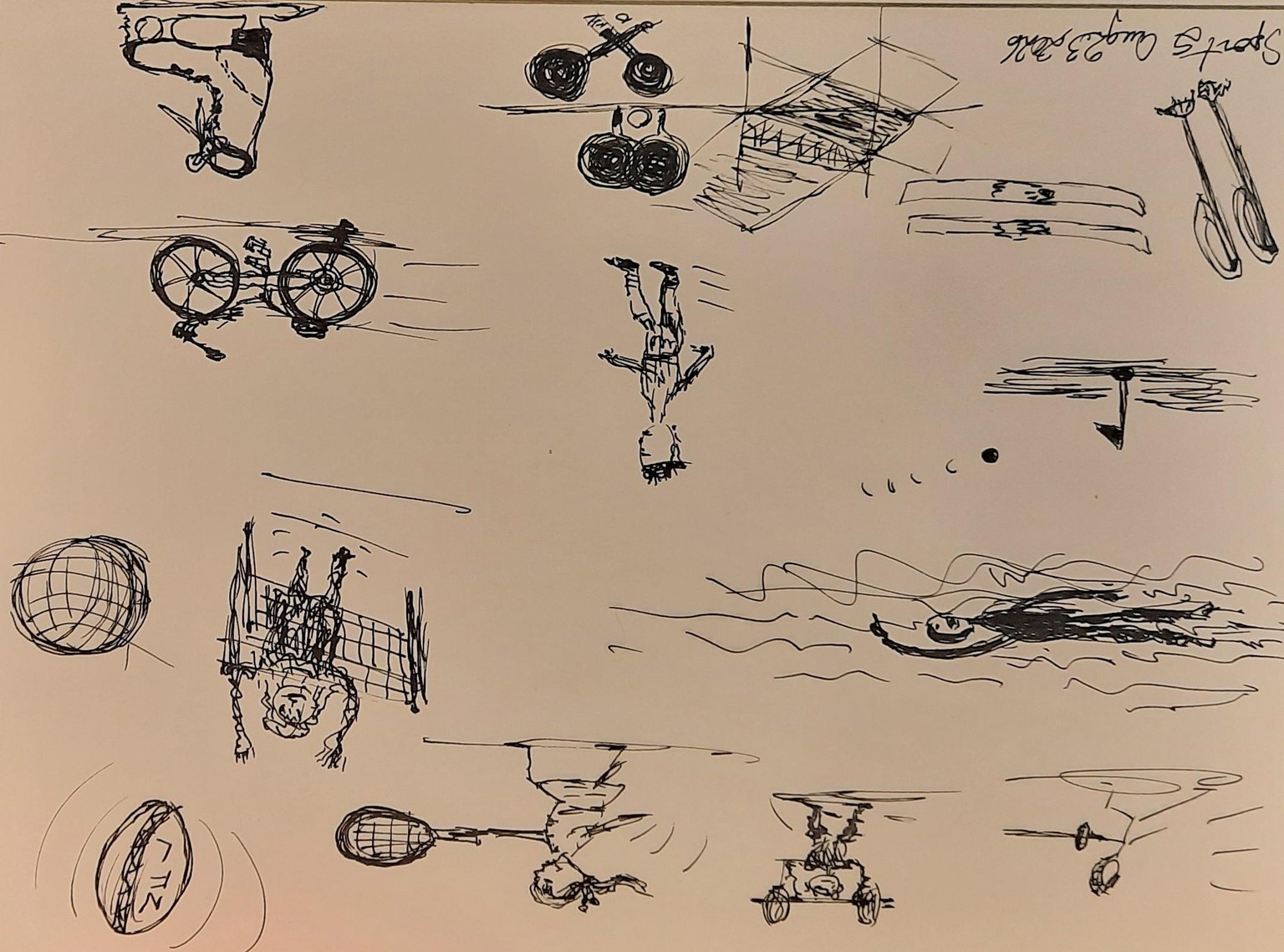 Doodle Sports: People & Equipment - image 2 - student project