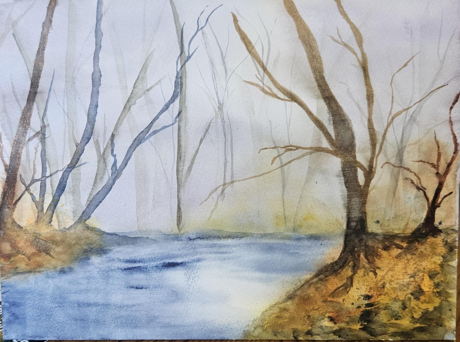 Misty forest landscape - image 1 - student project