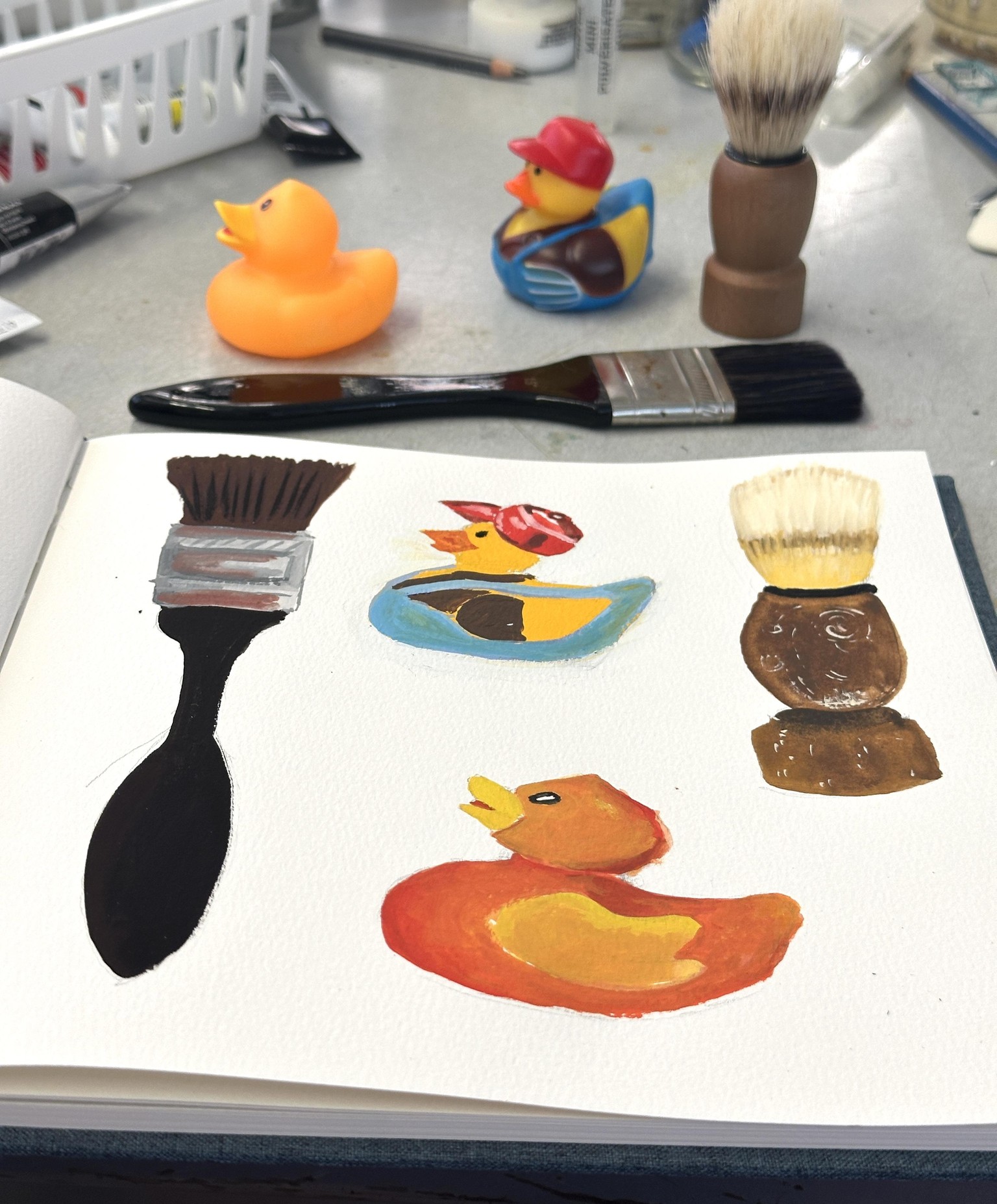 Illustrations of Object’s with Gouache - image 2 - student project