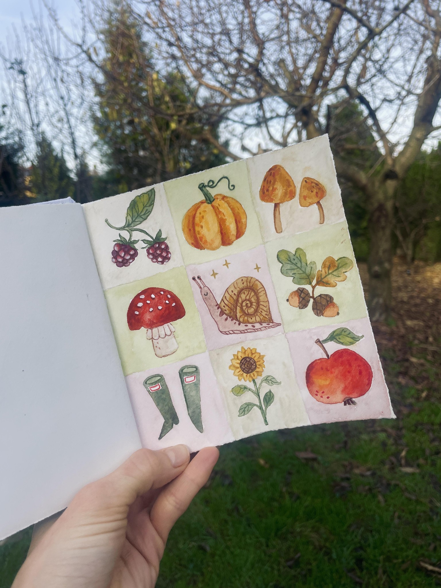 Day one - Autumn Garden - image 2 - student project