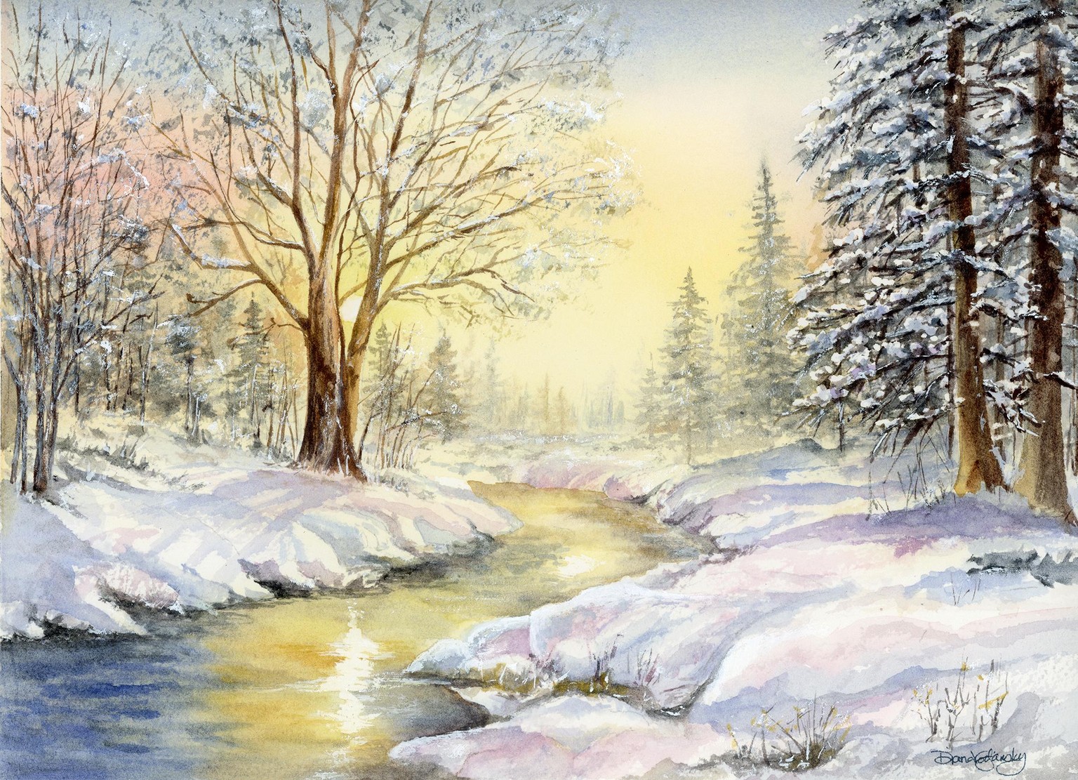 Cascade Morning - image 1 - student project