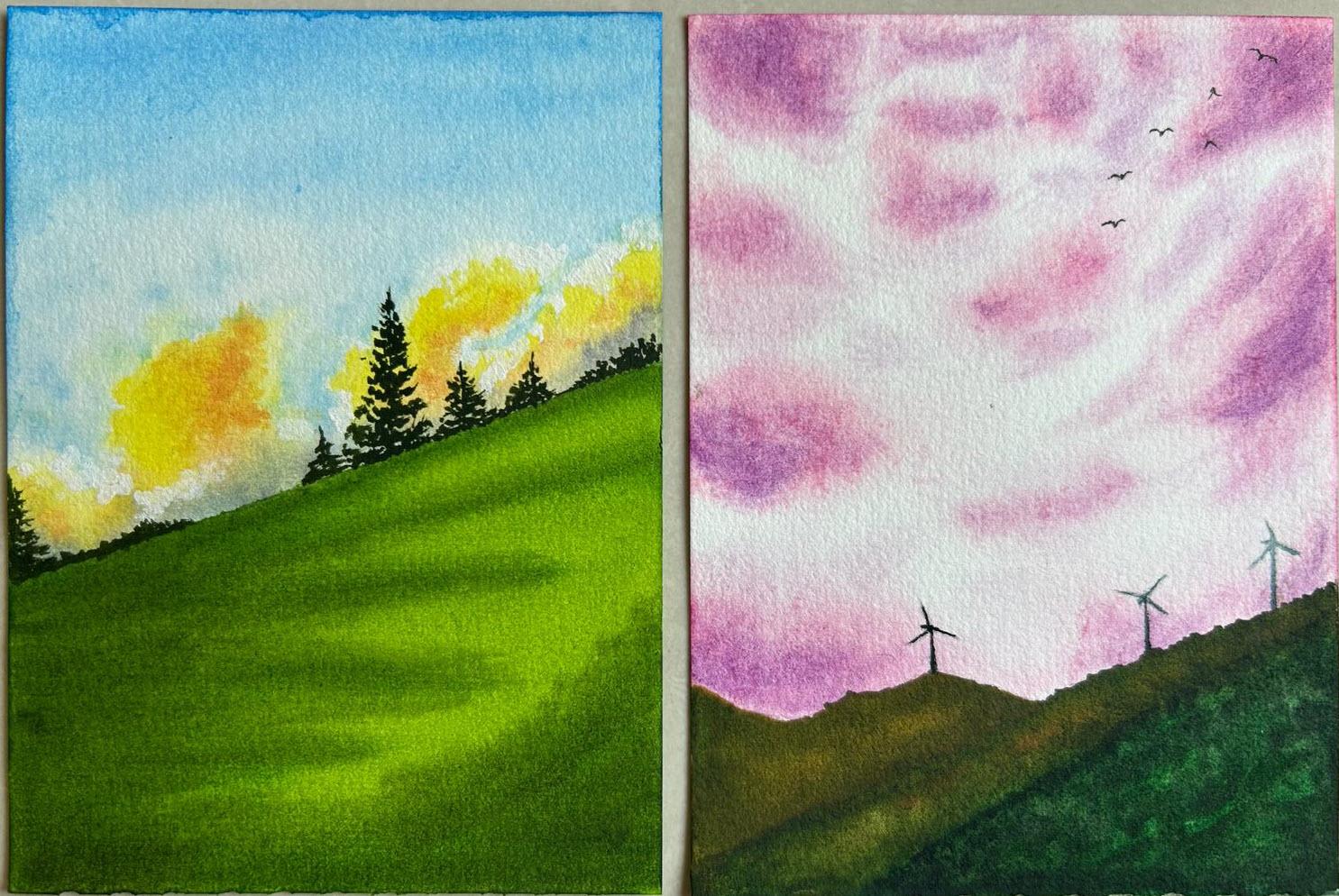 30 days of unwinding with watercolor challenge - image 4 - student project