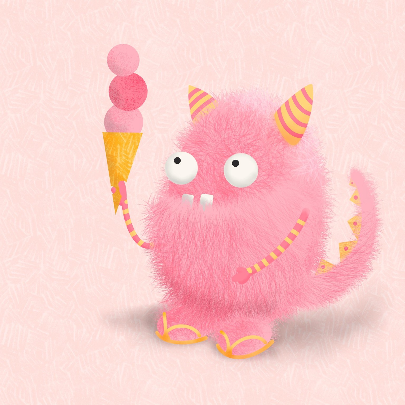 Meet Angelina, who loves ice cream and the color pink! - image 1 - student project