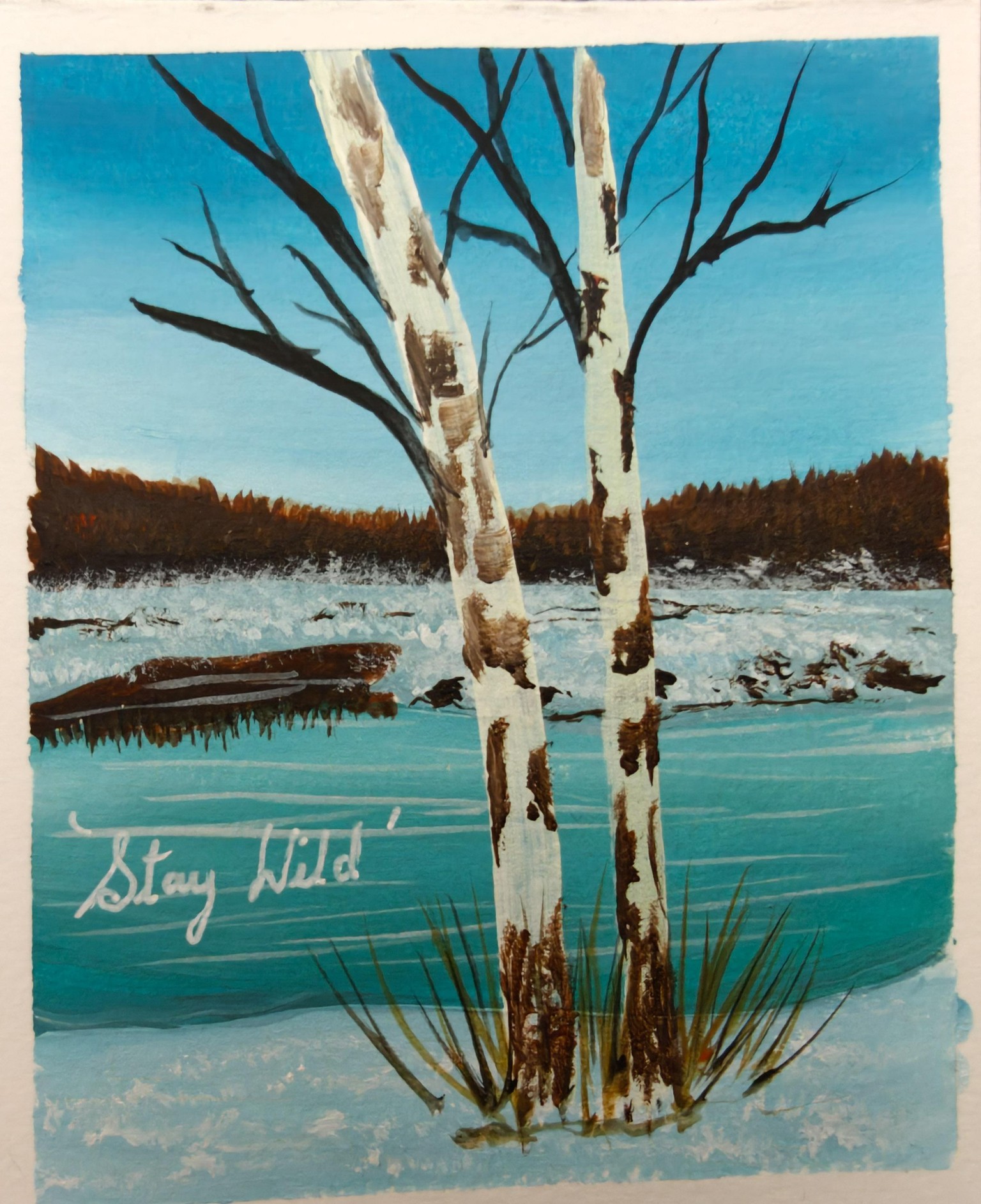 30 Days Acrylic Landscape Challenge :  Day 1 - image 31 - student project