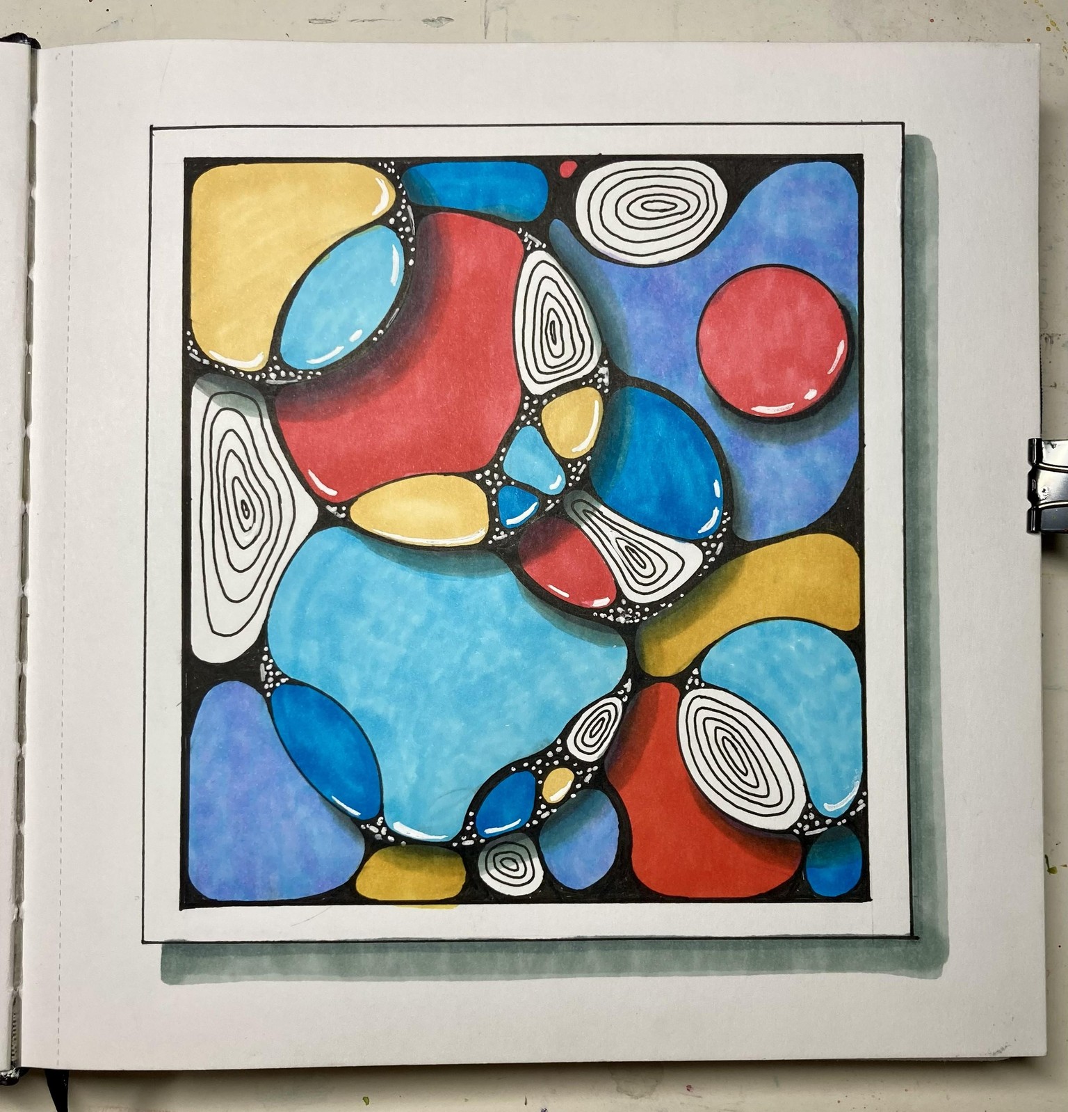 Mindful Drawing: Zendoodles - image 2 - student project