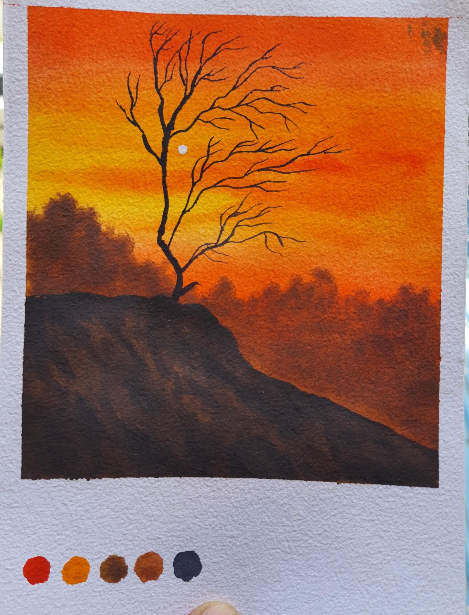 30 Days of Mini Watercolor Landscapes. .. !!! - image 9 - student project
