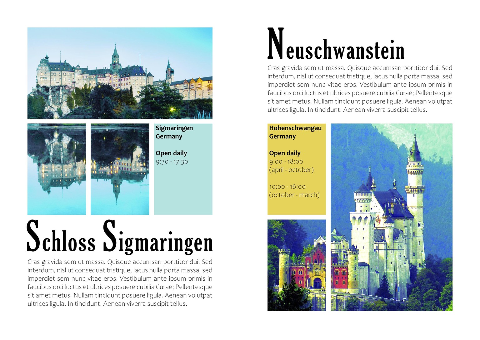 Final project: Castle brochure - image 3 - student project