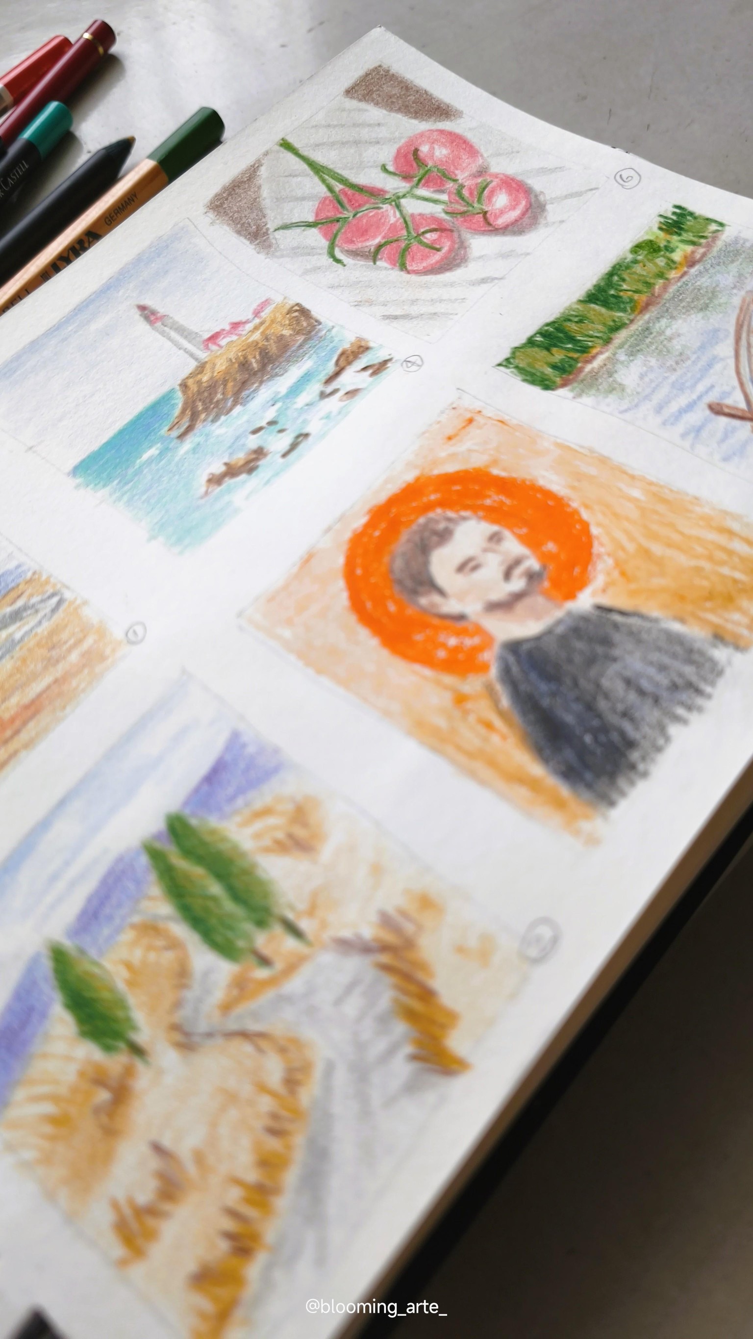 5 Minute Sketches: Colored Pencil Thumbnails for Better Paintings - image 6 - student project