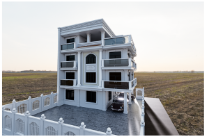 Exterior design of a building and walkthrough - image 3 - student project