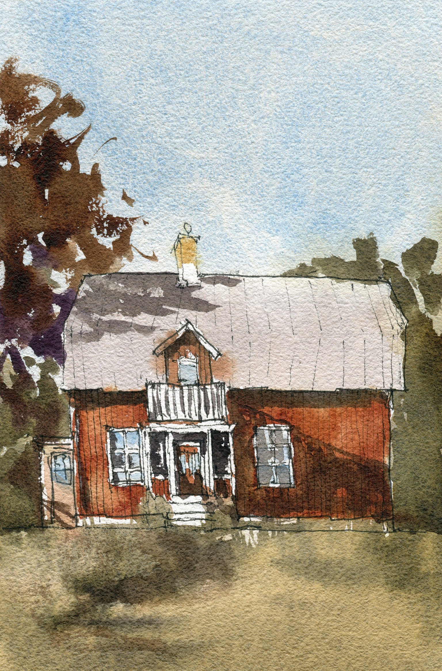 I drew and painted these Nordic scenes in under an hour! - image 9 - student project