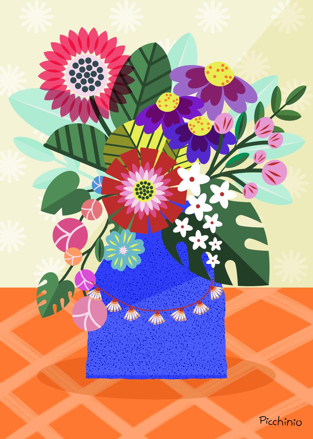 Botanical Art in  Affinity Designer 2 - image 2 - student project