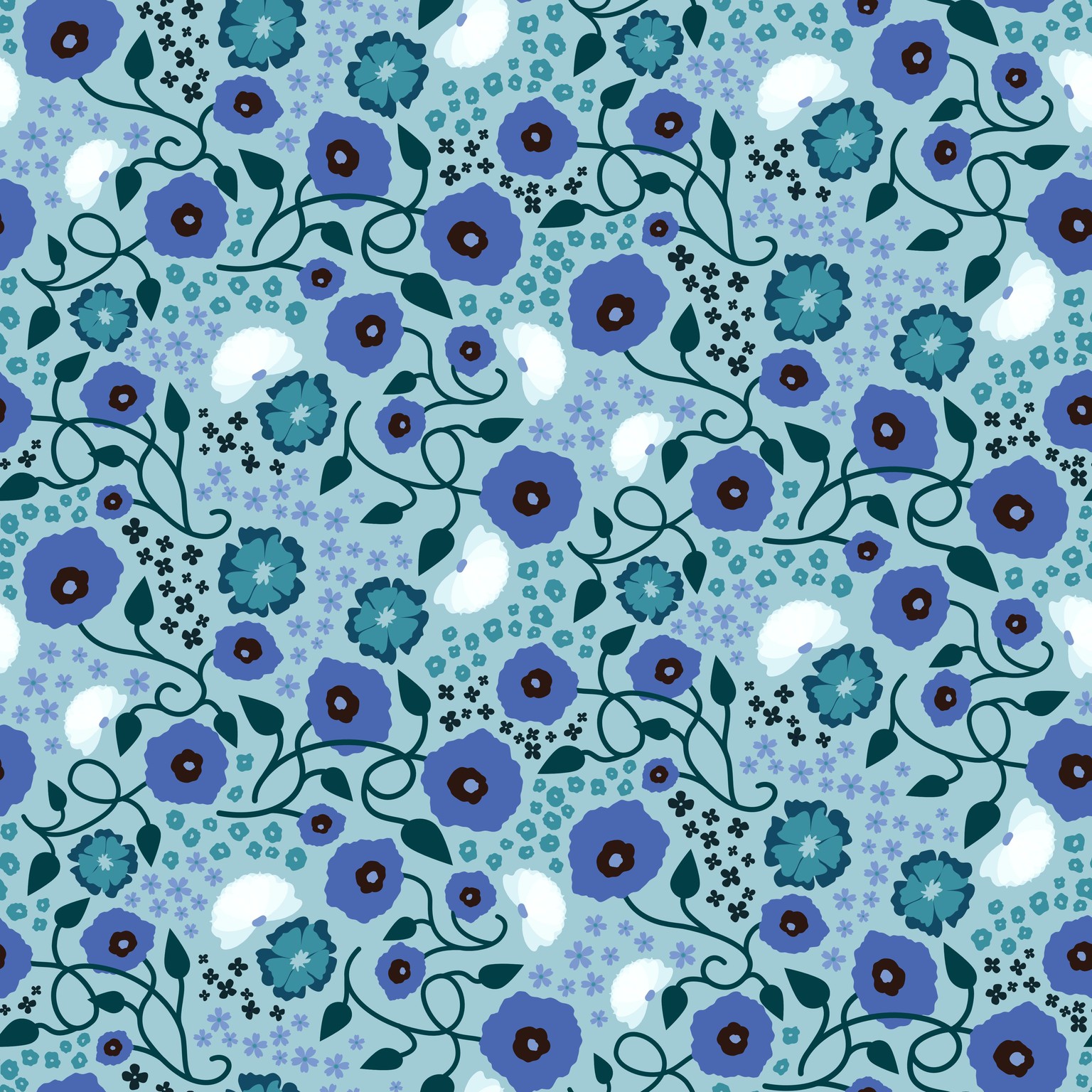 Poppy Half Drop - image 3 - student project