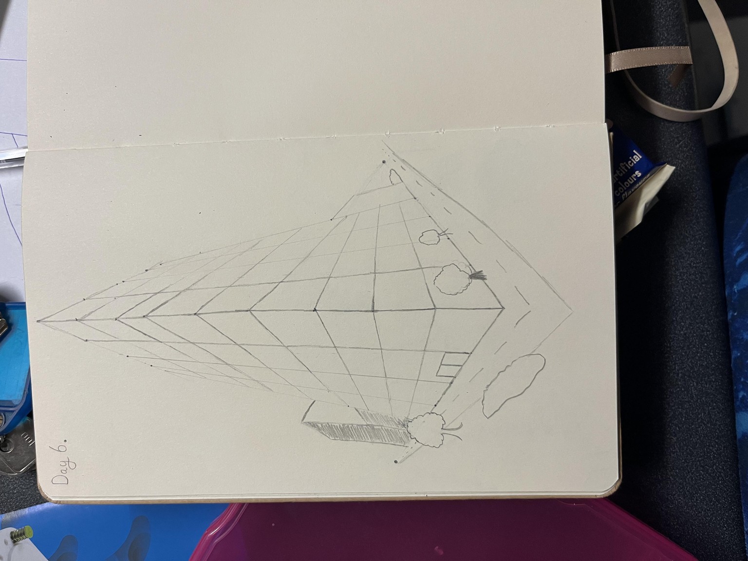 Free Hand Perspective Sketching - image 2 - student project