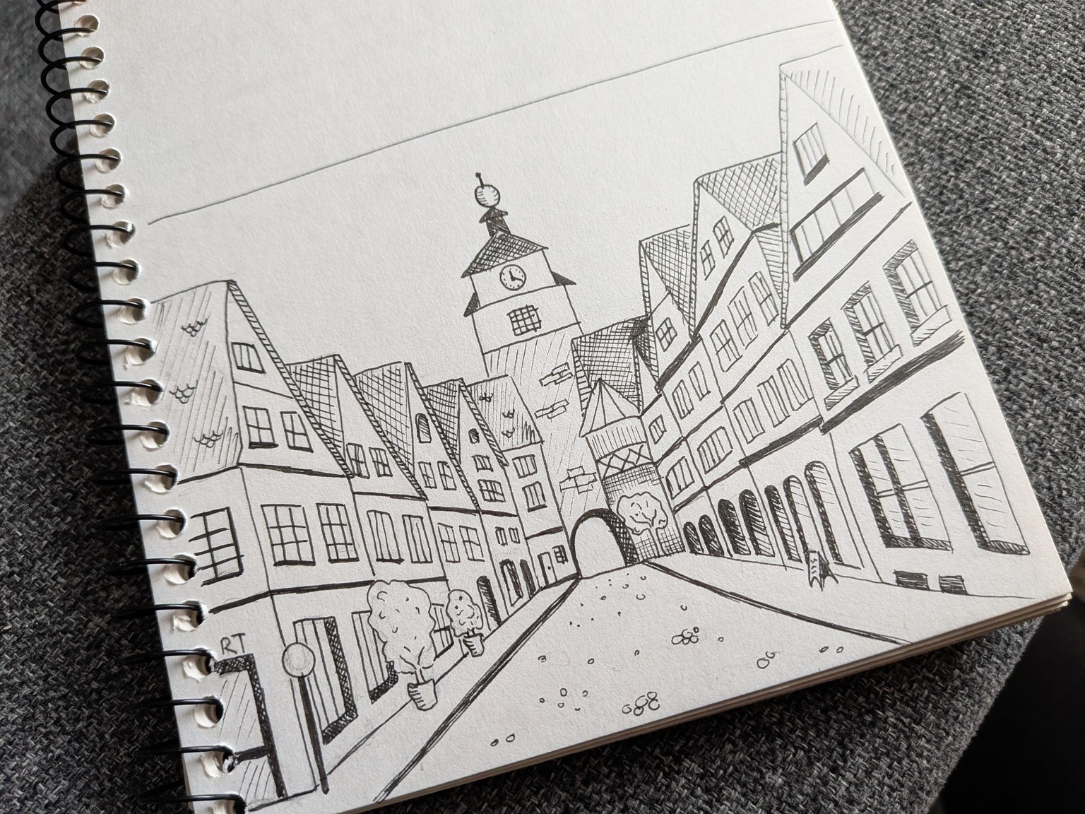 Urban sketching with perspective - image 1 - student project