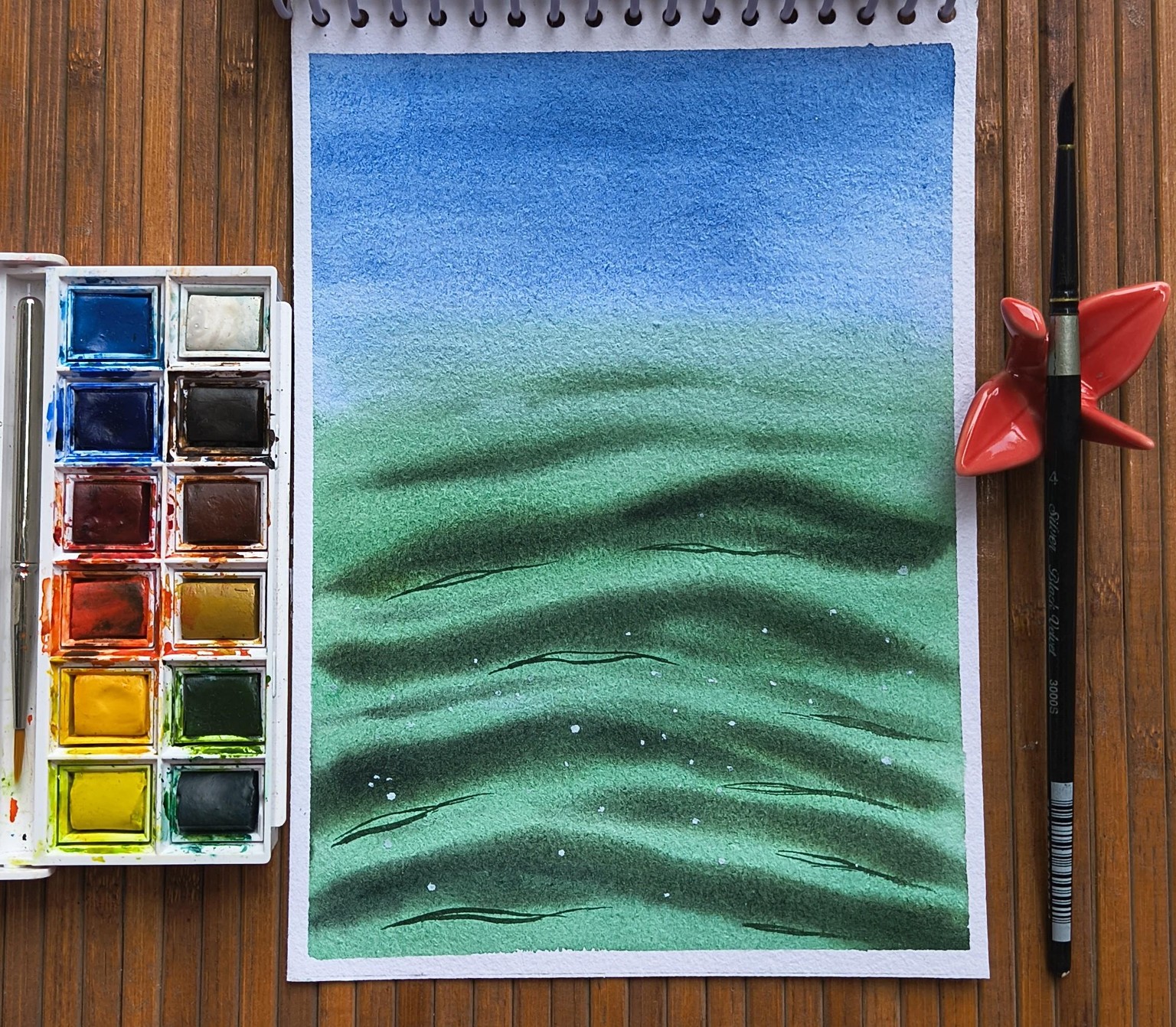 Calm Ocean Waves - image 2 - student project