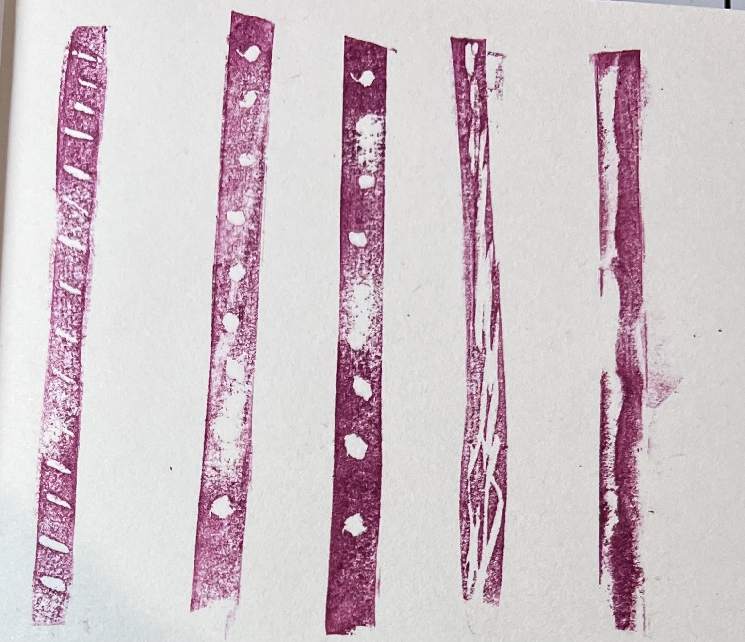 First Day Of Stamp Carving - image 4 - student project
