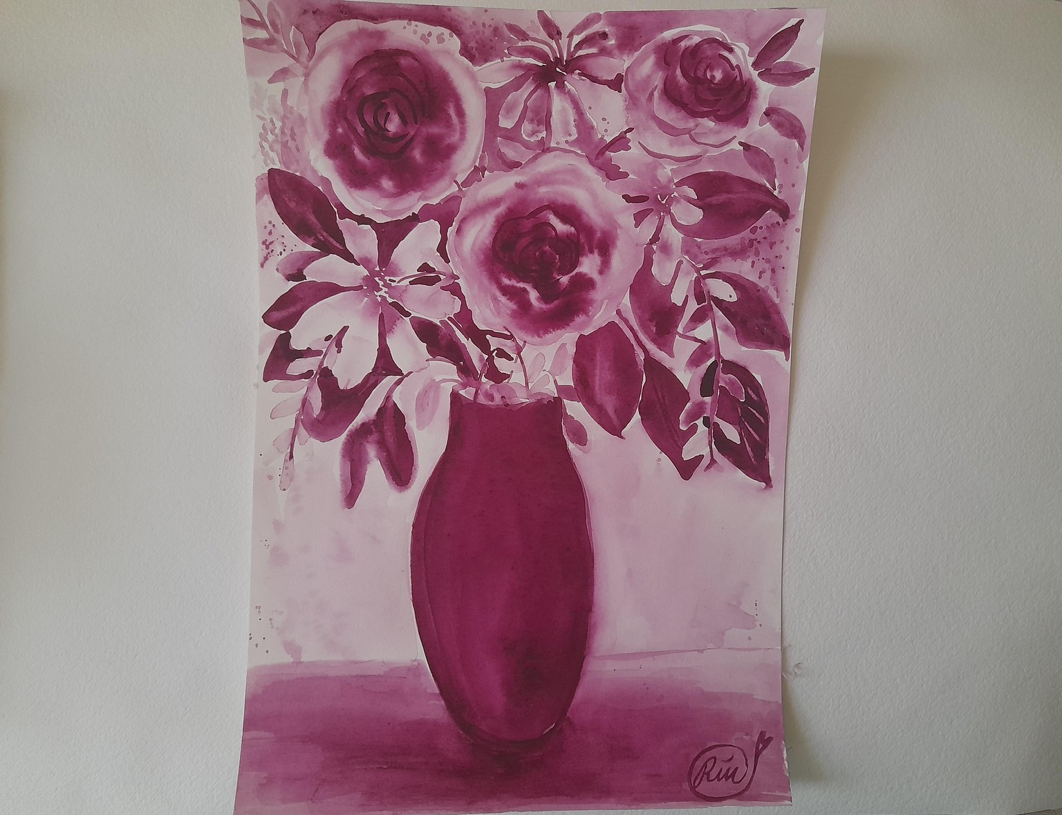 monochrome florals - image 1 - student project