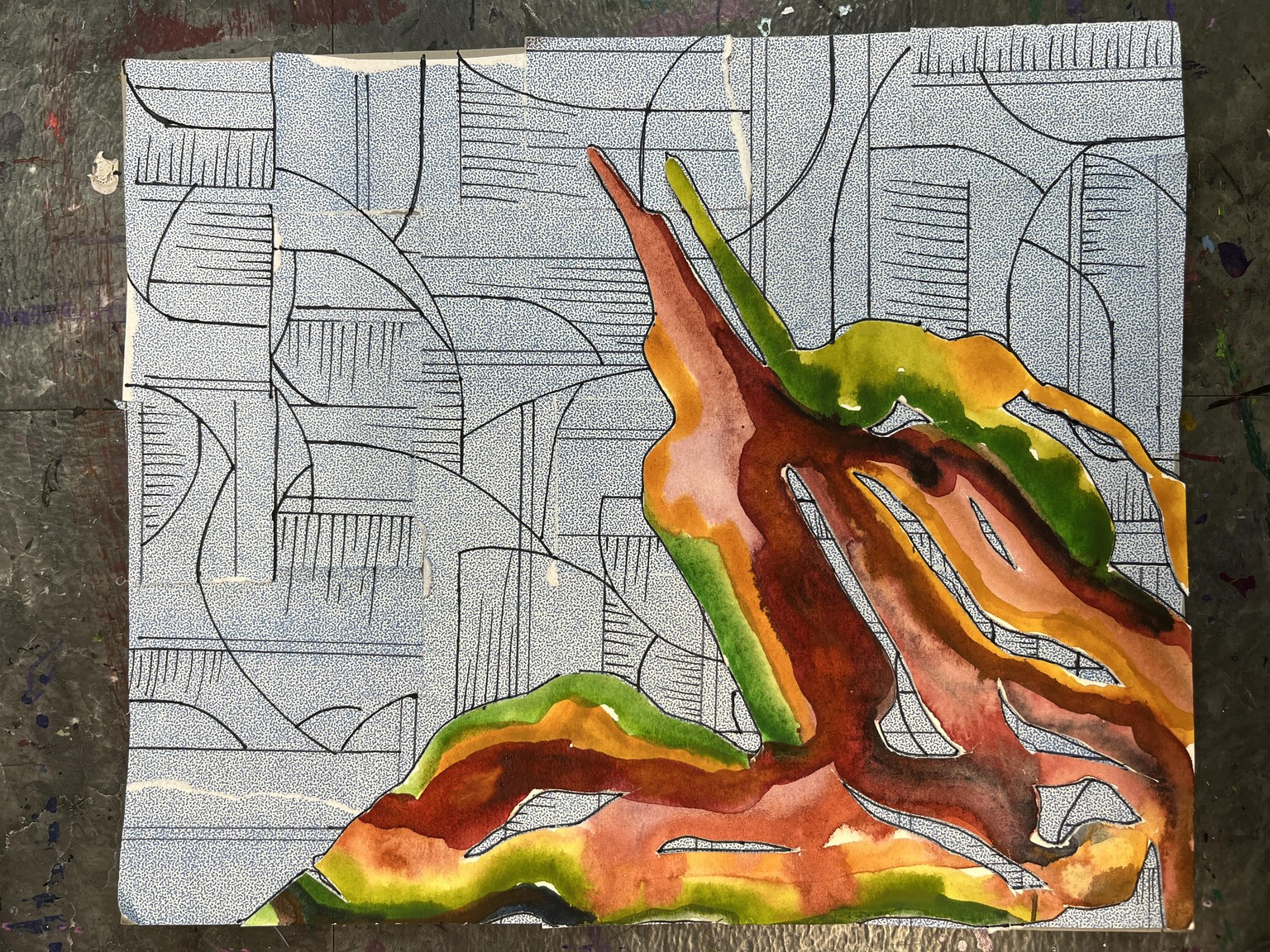 Mixed Media Collage ala E. Gallagher - image 2 - student project
