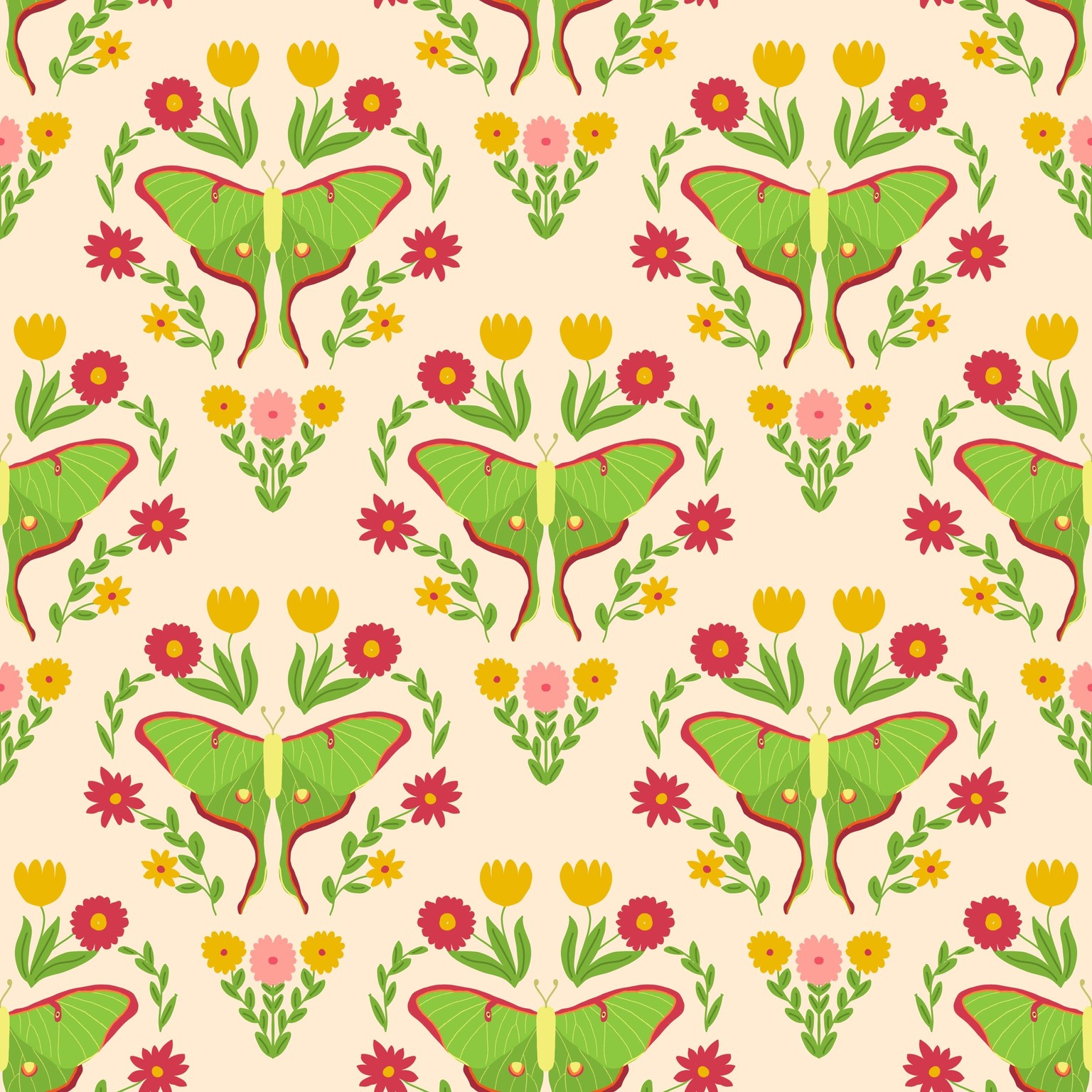 Moth Pattern - image 1 - student project