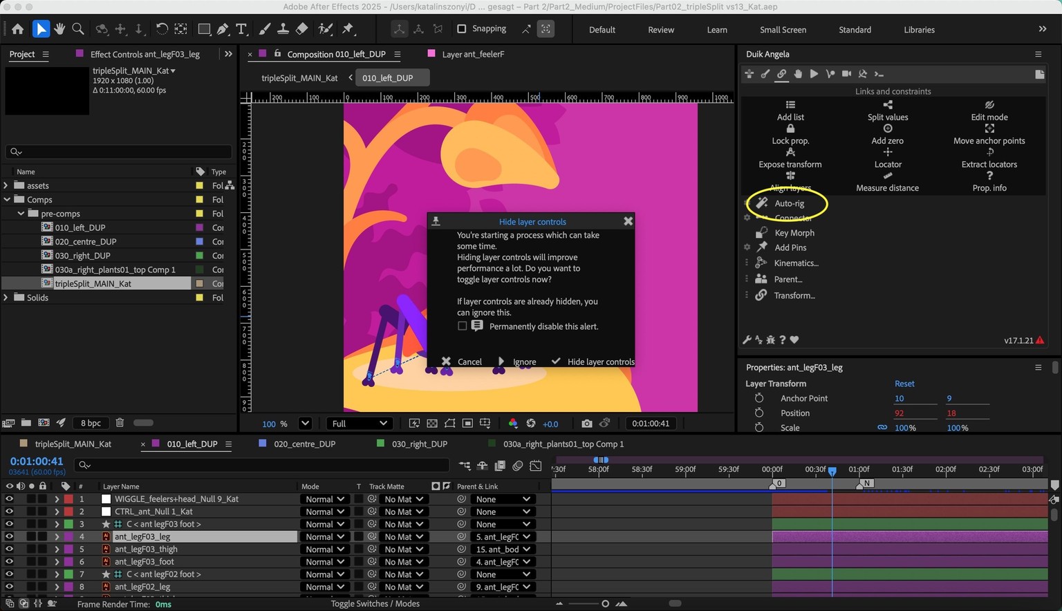 Bob, Sway, & Wiggle — Rigging and Animating with Duik IK Chains | Kurzgesagt-Style Animation Part 2 - image 4 - student project