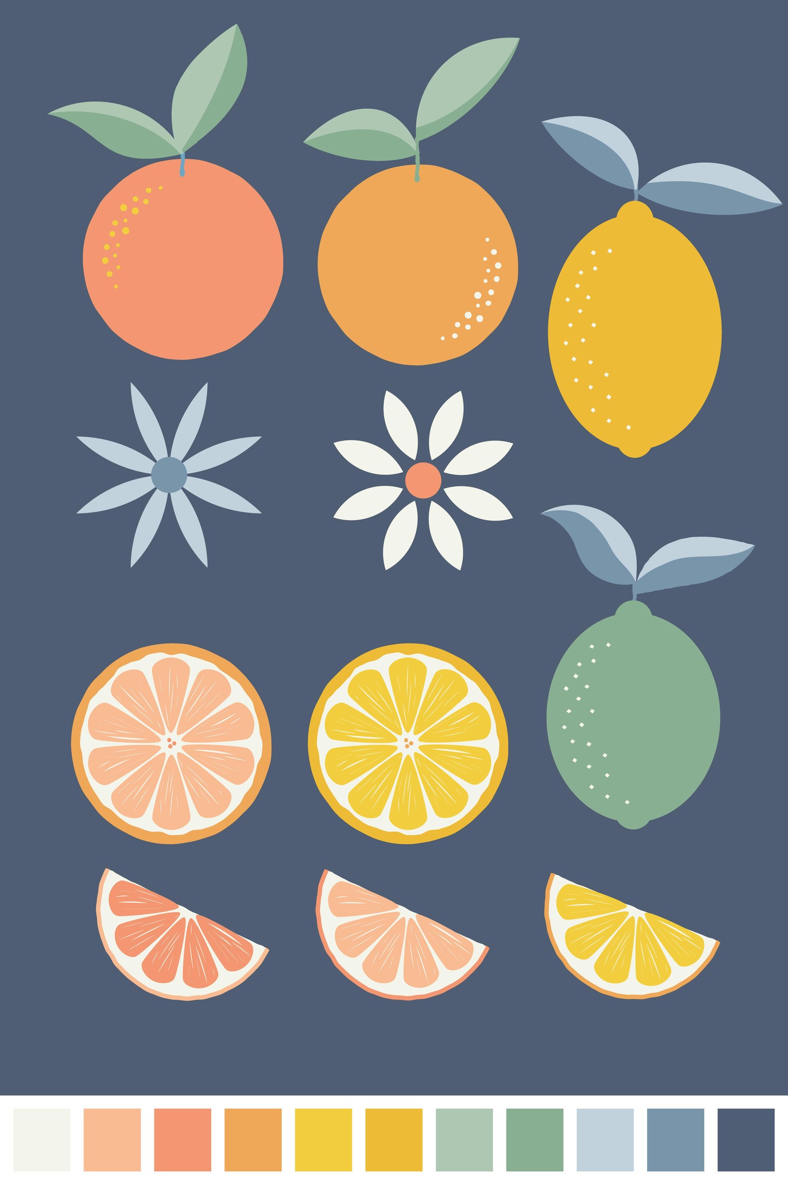 Citrus Pattern - image 5 - student project