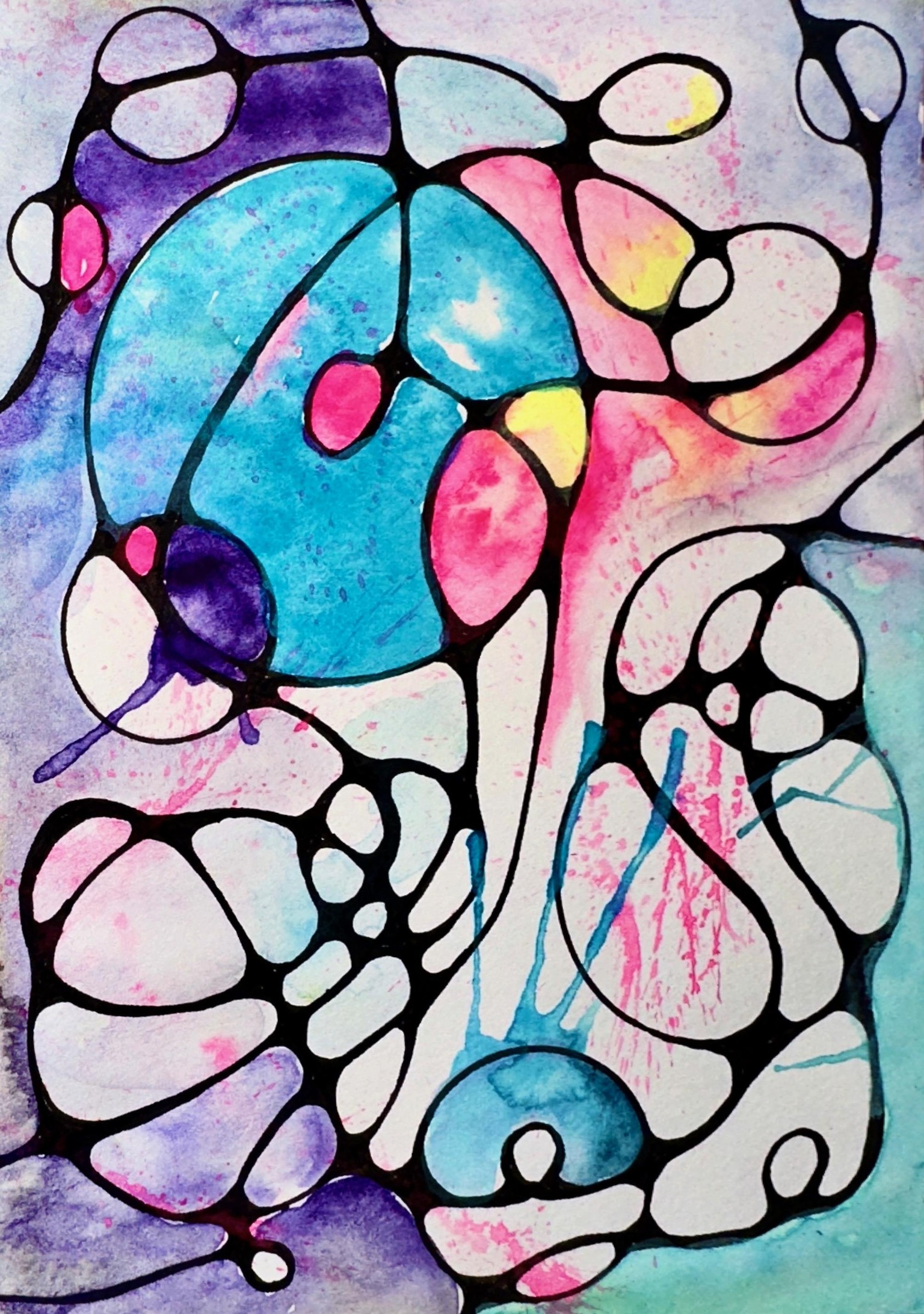Neurographic art - image 1 - student project