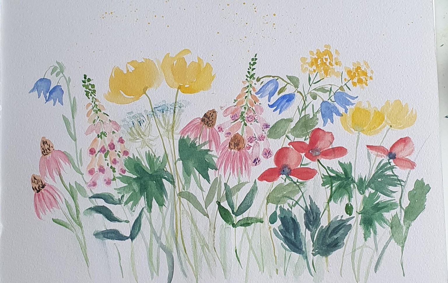 Wildflowers in loose style : - image 2 - student project