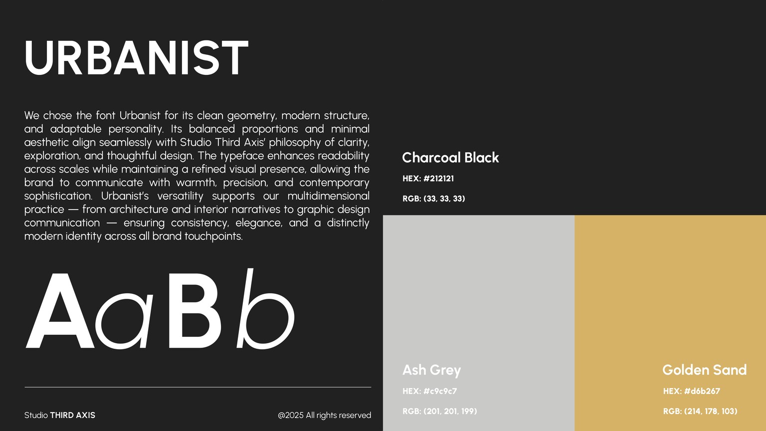 Studio Third Axis Branding - image 4 - student project