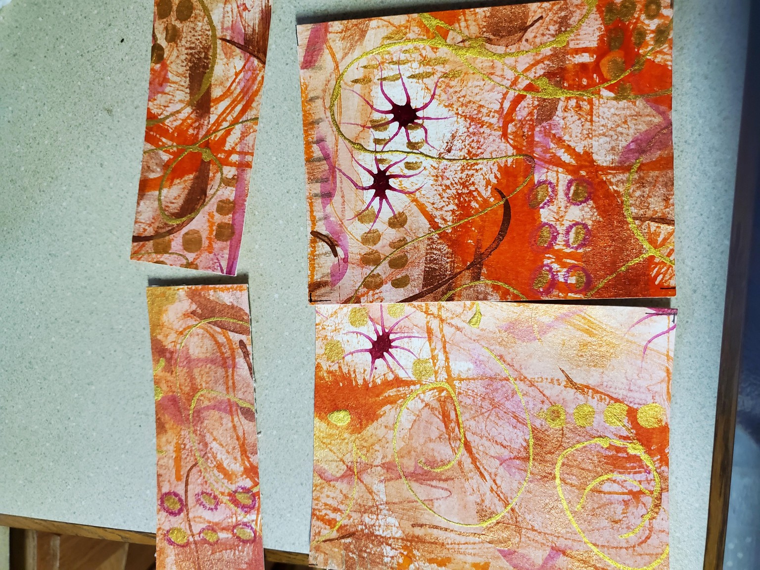 Mixed media Abstracts, This was so much fun. - image 2 - student project