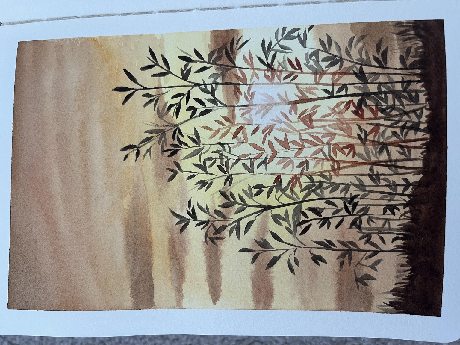 Sunset field - image 1 - student project