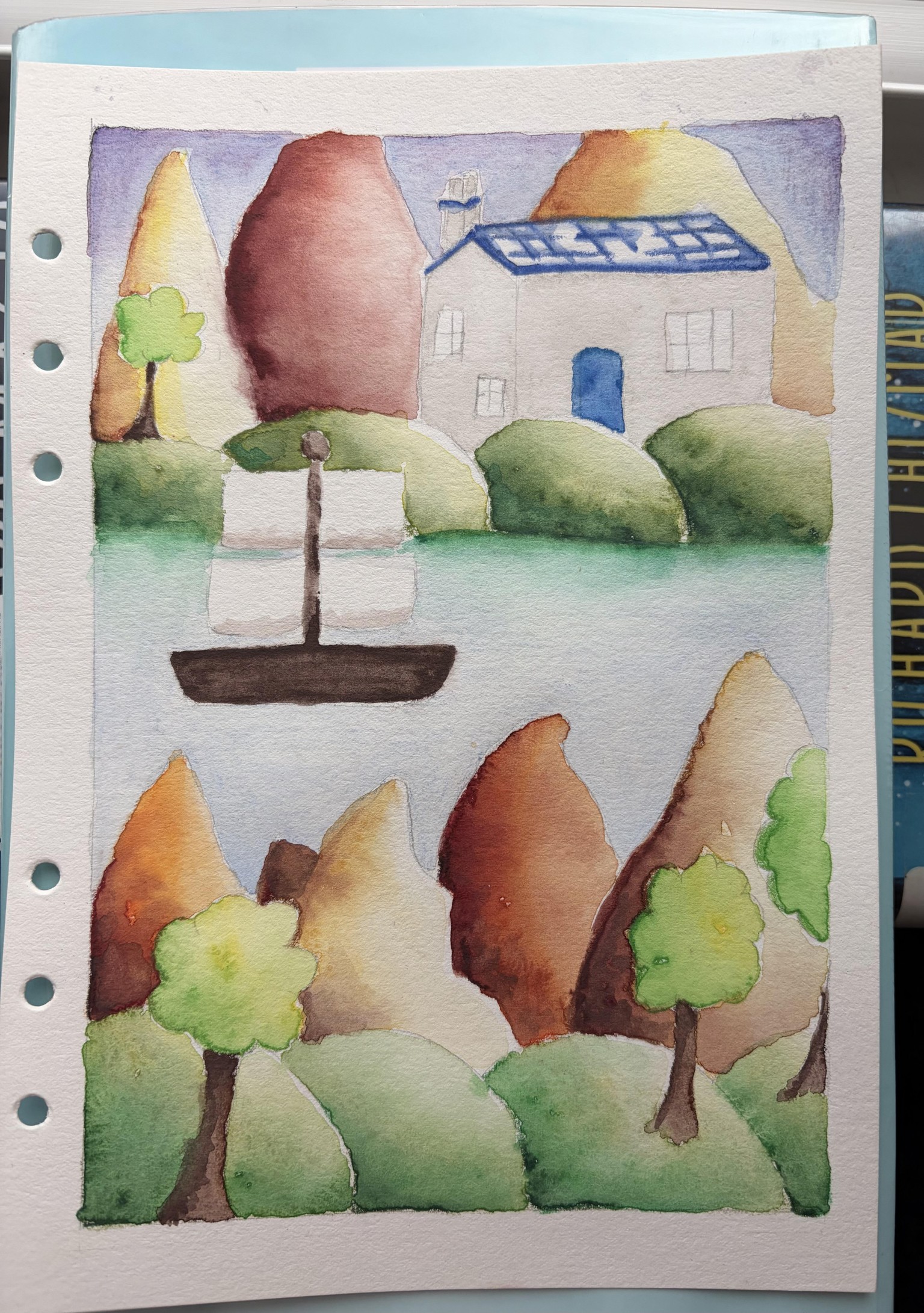 Watercolor Pencils ~ Fantastic Class 🩵 - image 1 - student project