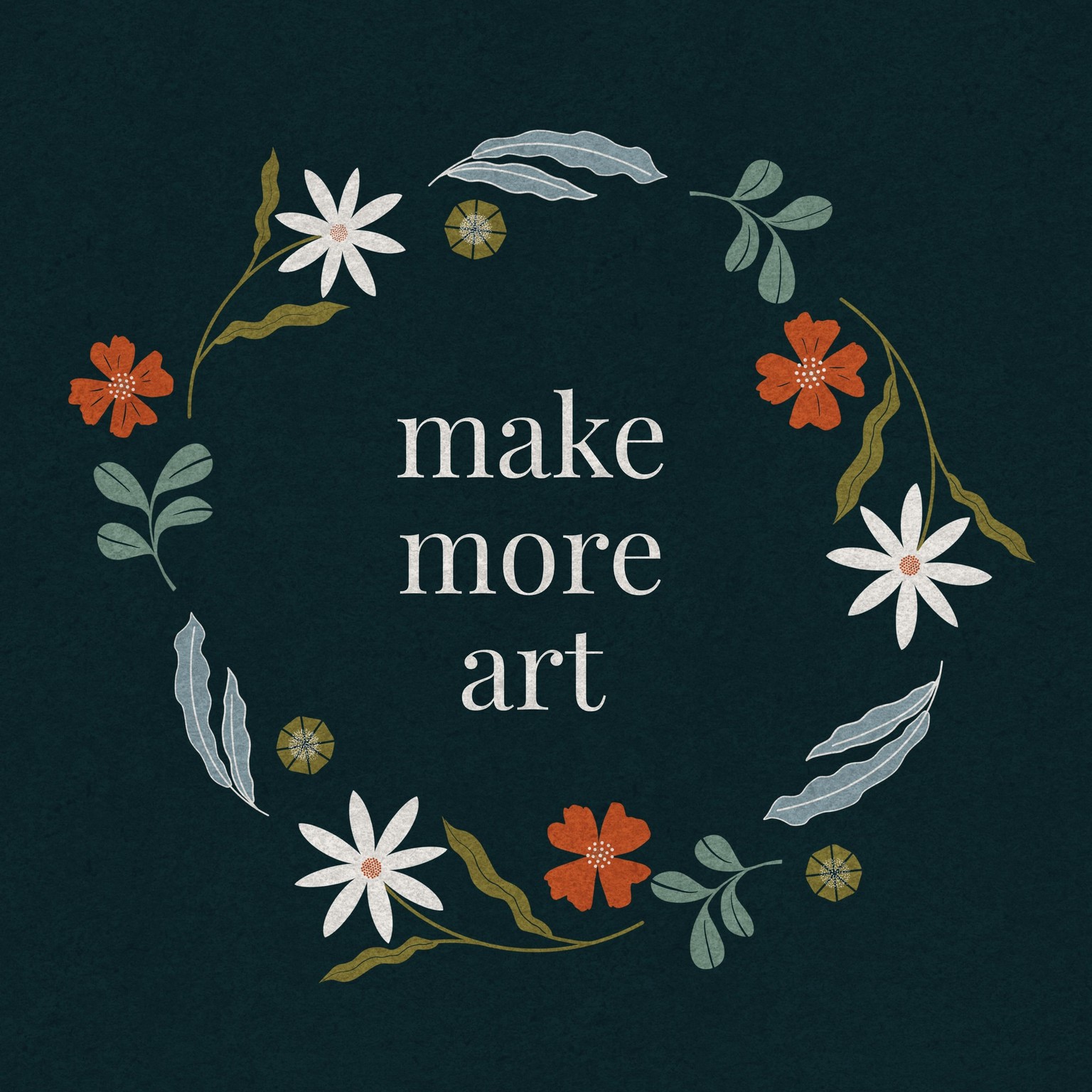 Botanical Wreaths in Procreate: Everything’s a Stamp! - image 2 - student project