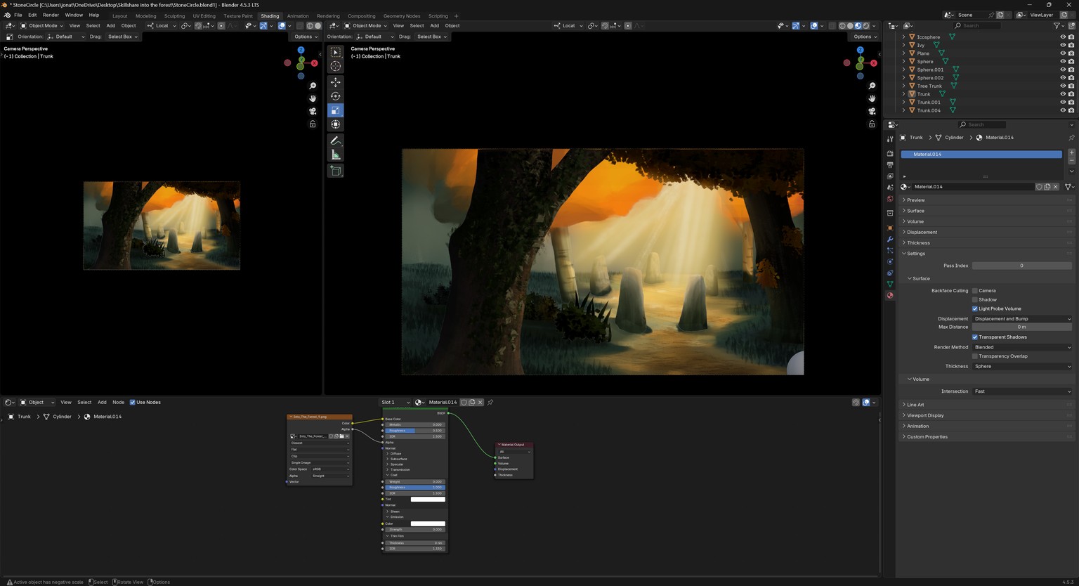Into the Forest animation - image 1 - student project