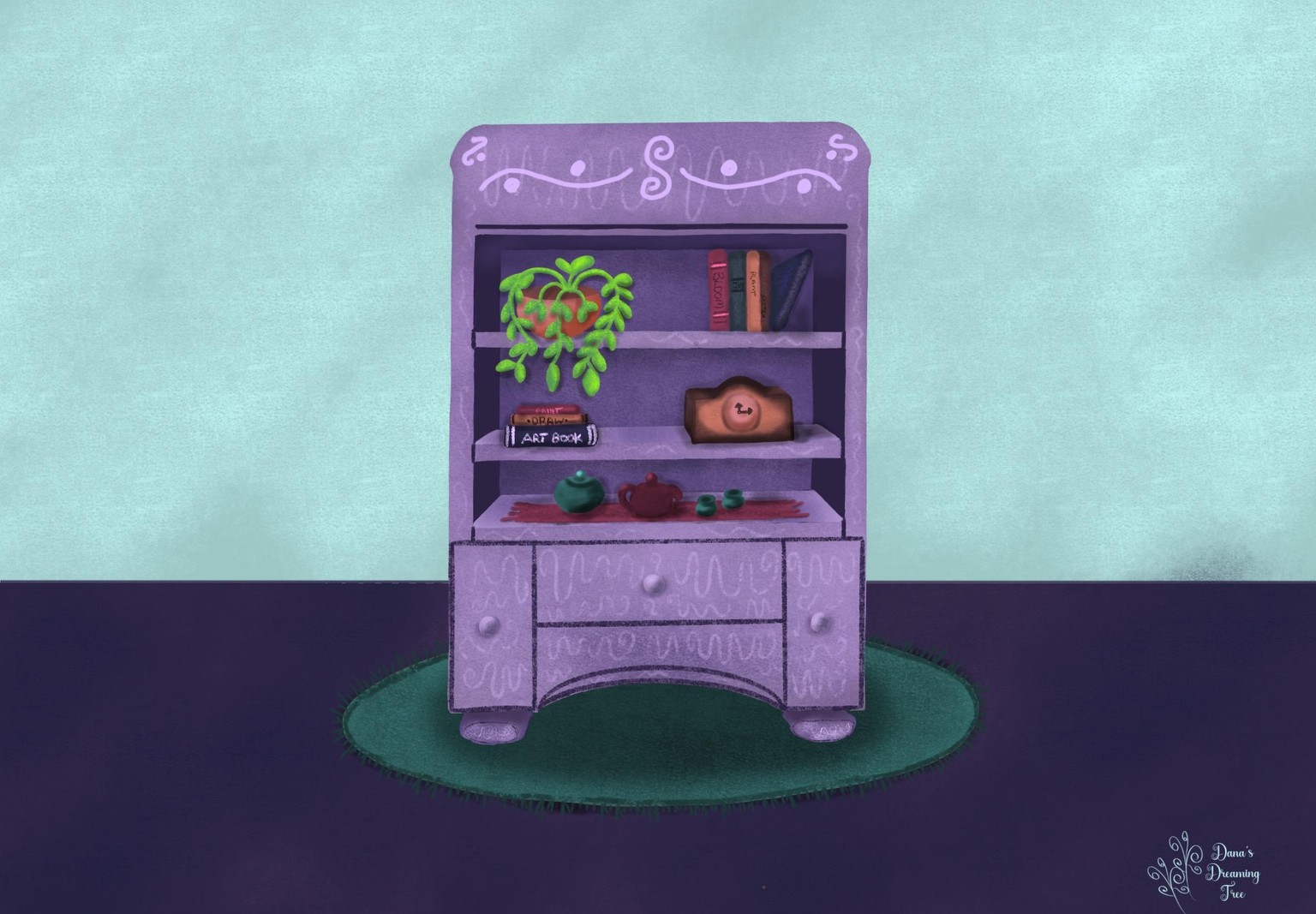 Sunny Room, Bookcase and Happy Street - image 9 - student project