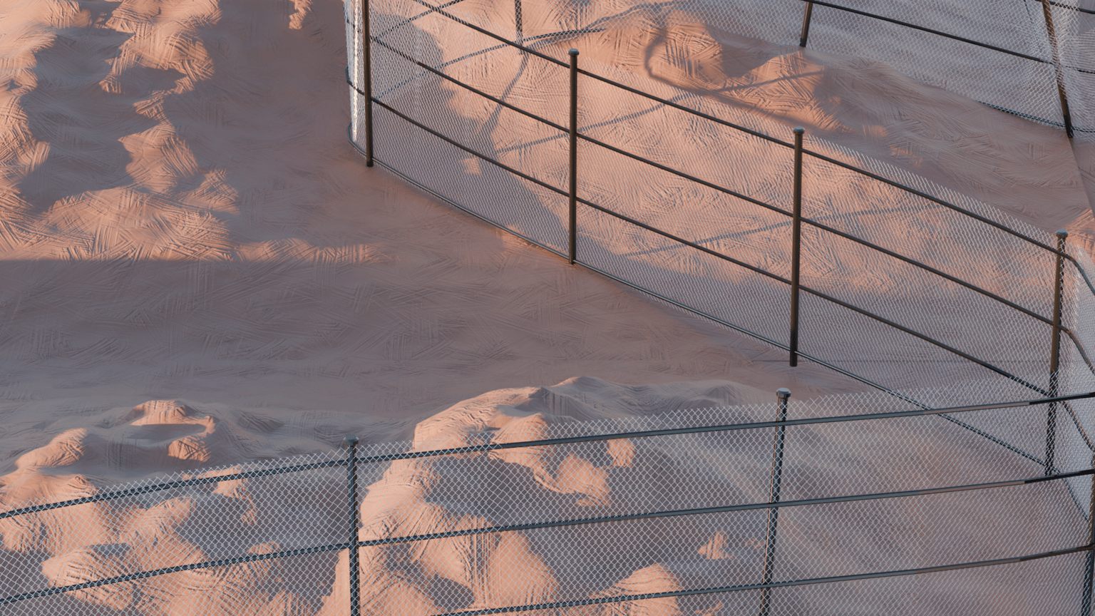 Chainlink on clay floor - image 1 - student project