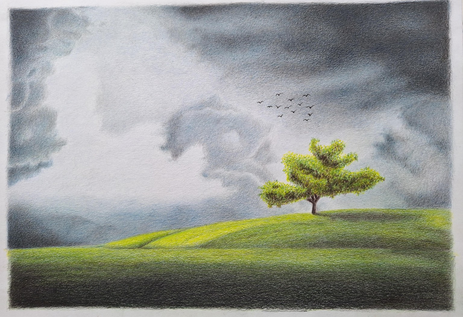 Stormy Landscape - image 1 - student project