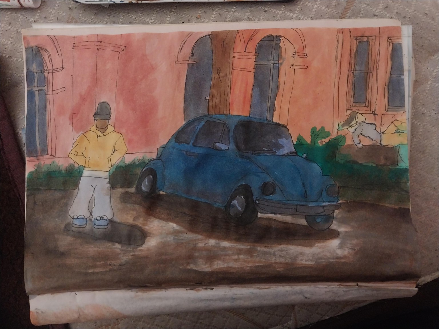 Urban landscape sketching - image 3 - student project