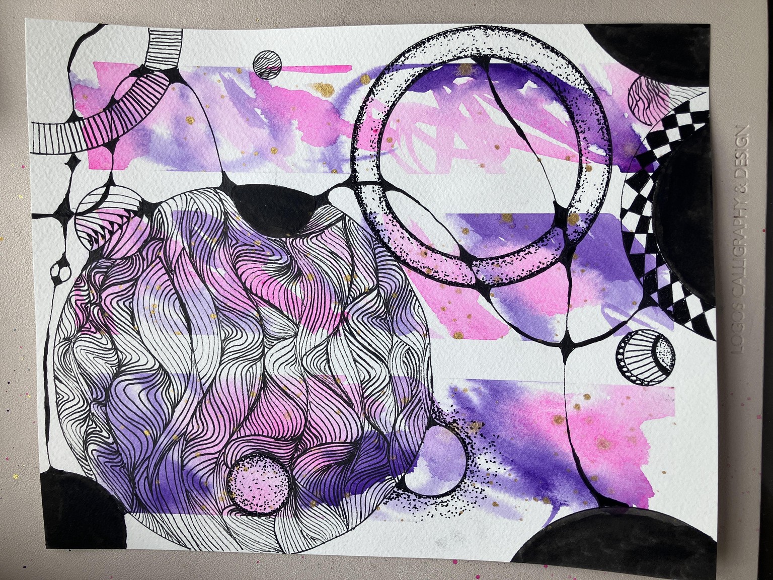 Abstract Watercolour Escape - image 1 - student project