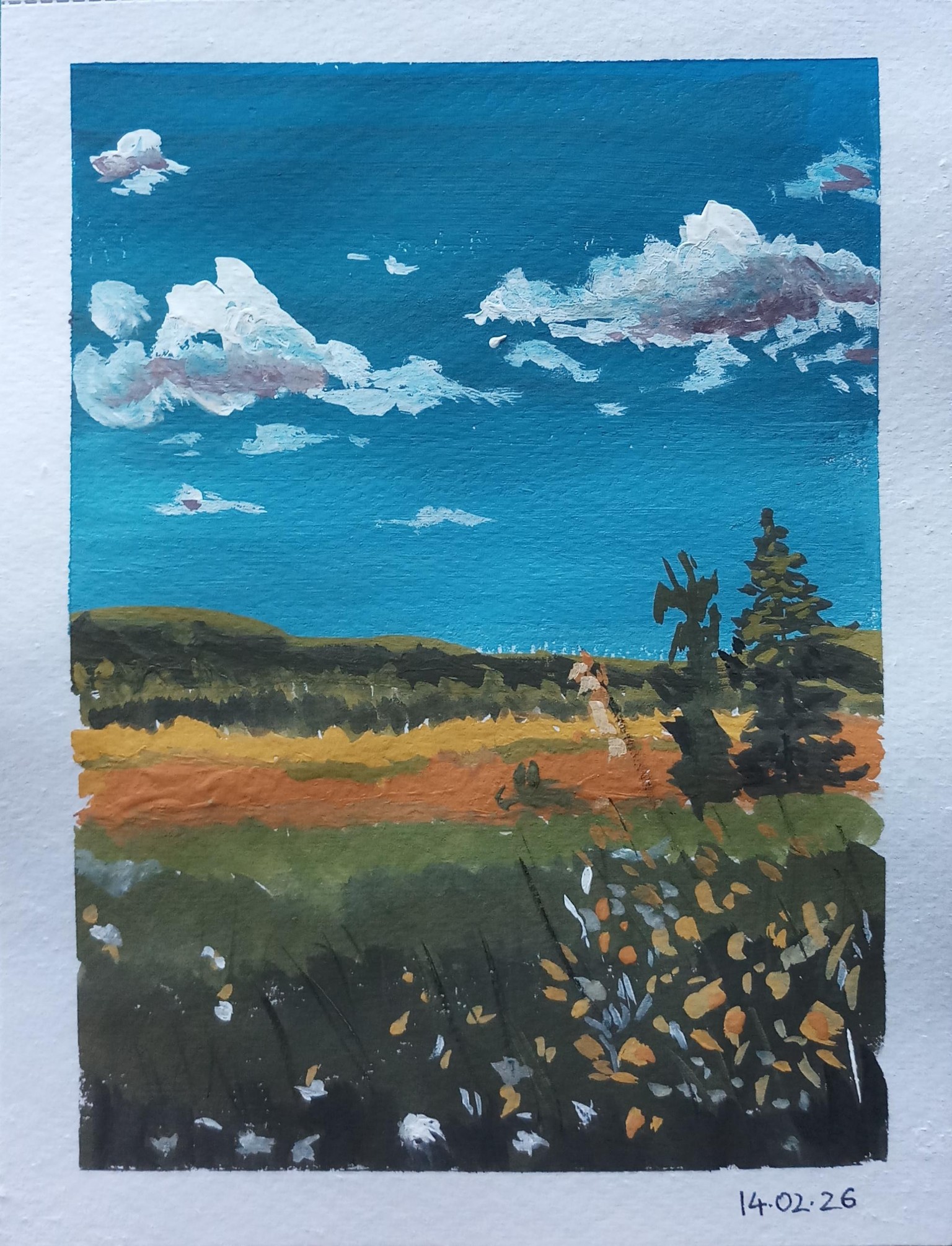 Escape To Nature: A Beginner's Guide to Gouache Landscapes - image 3 - student project