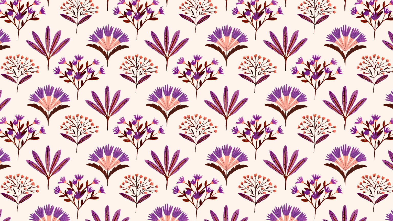 Gouache Florals - image 2 - student project