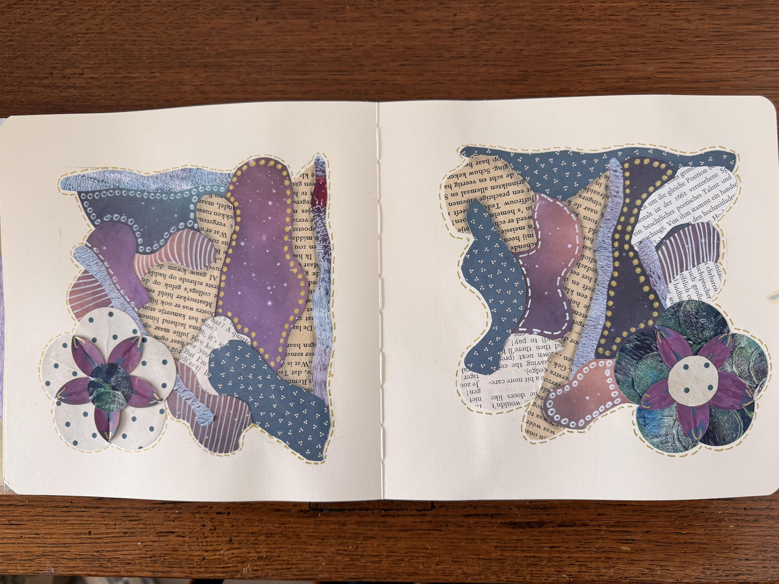 Day 1 - 5 Collage sketchbook challenge - image 4 - student project