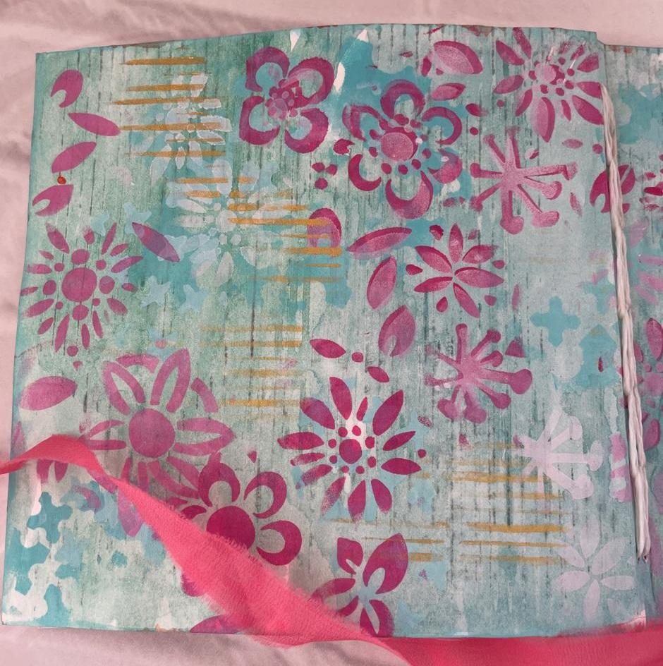 Denise Love's bound in creativity mixed media journal - image 4 - student project
