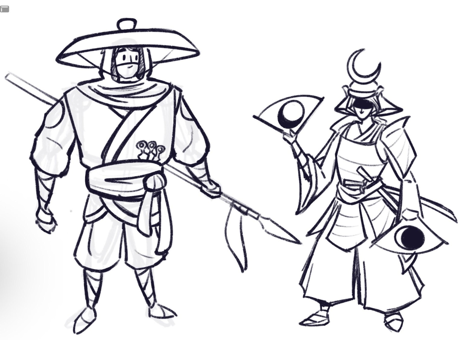 Sun ninja and Moon samurai~🌙☀️ - image 1 - student project
