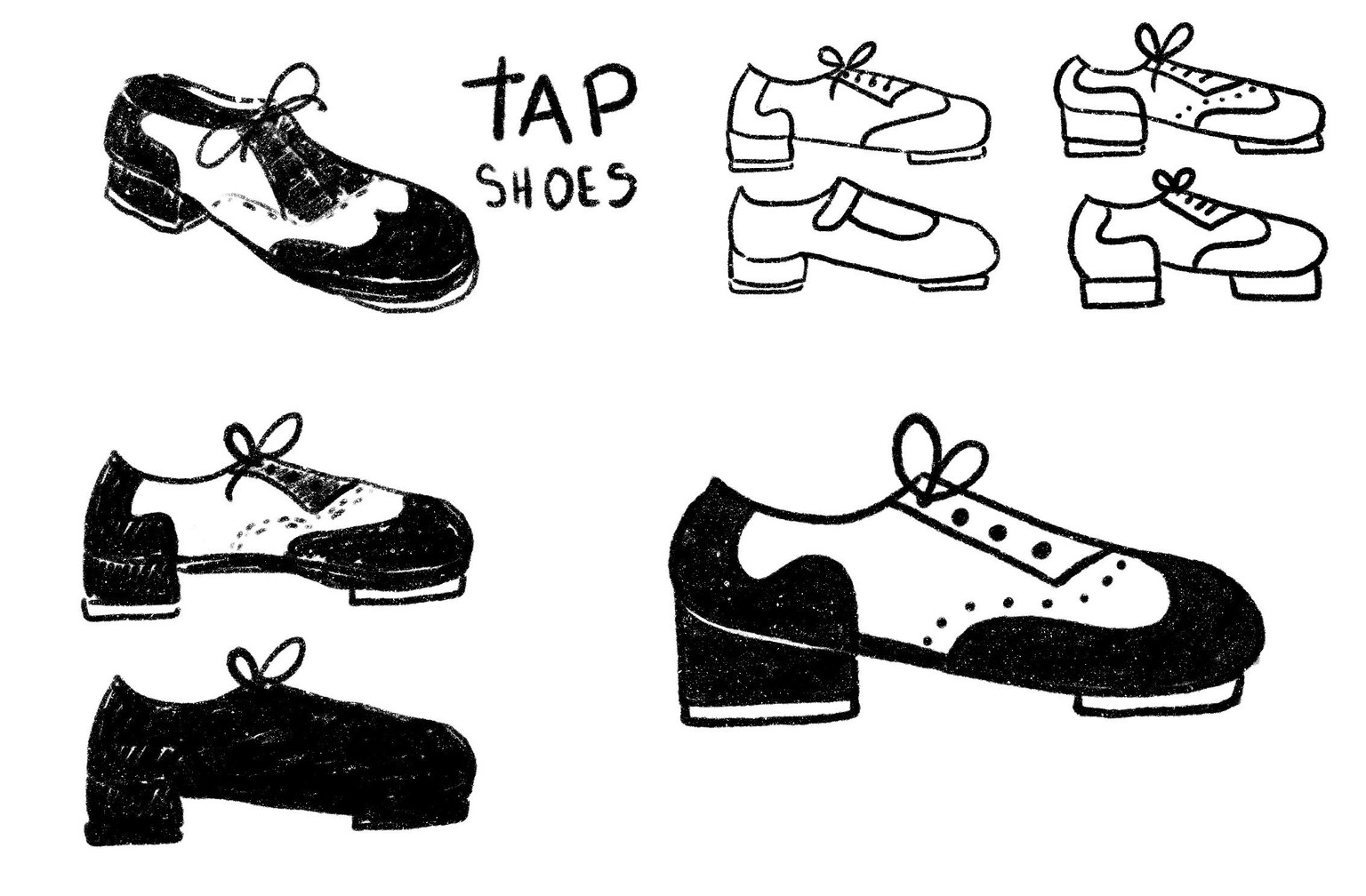 1920s Tap Shoes Stylization - image 1 - student project