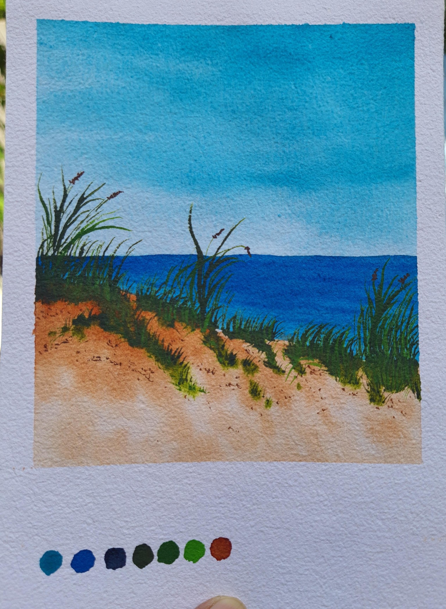 30 Days of Mini Watercolor Landscapes. .. !!! - image 29 - student project