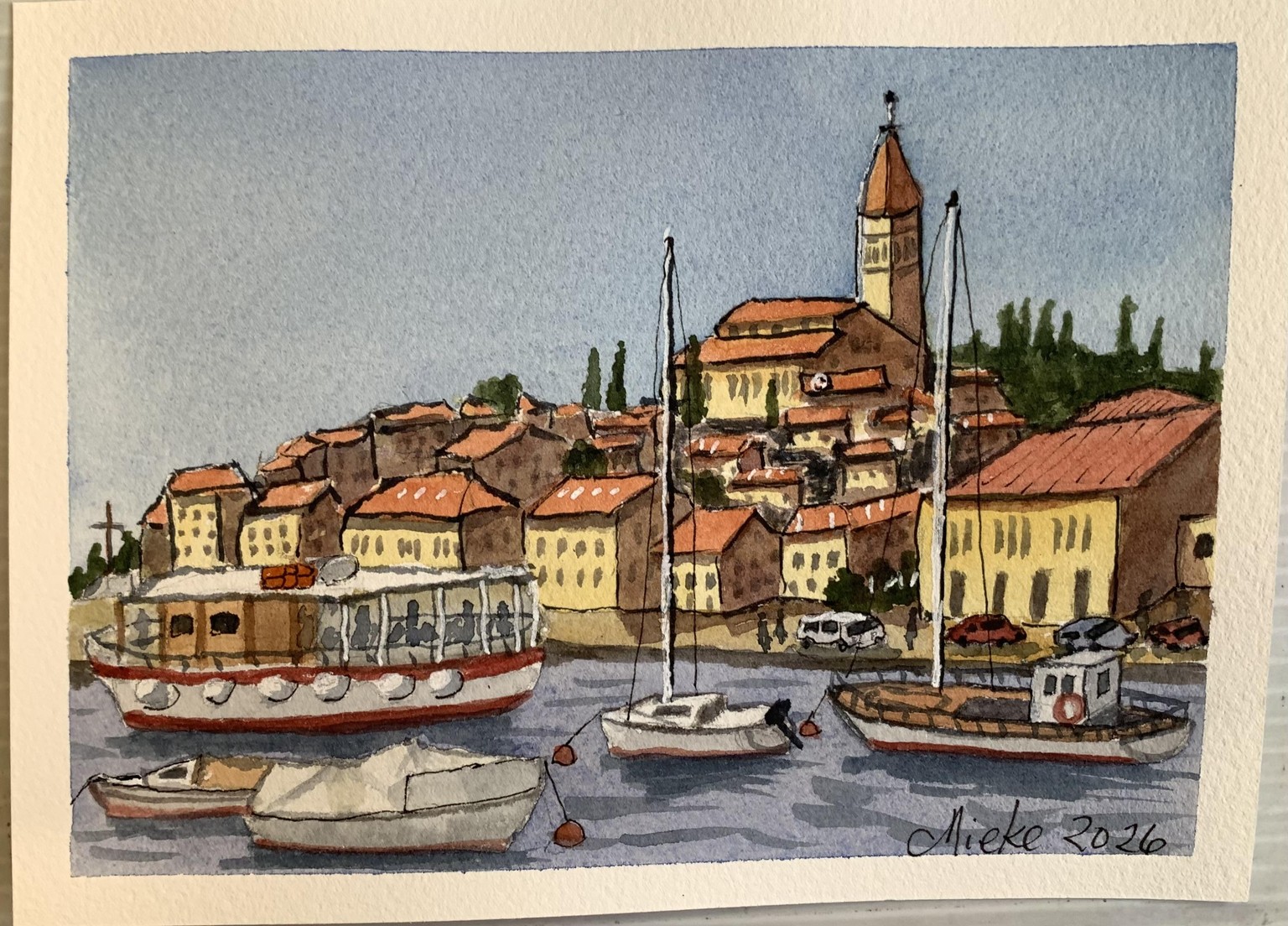 Coastal Watercolour Scenes - image 1 - student project